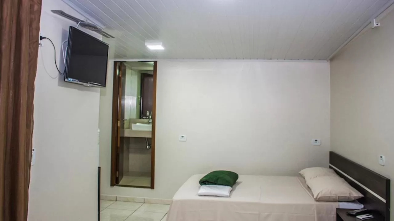 Bed in Hotel Paradizzo