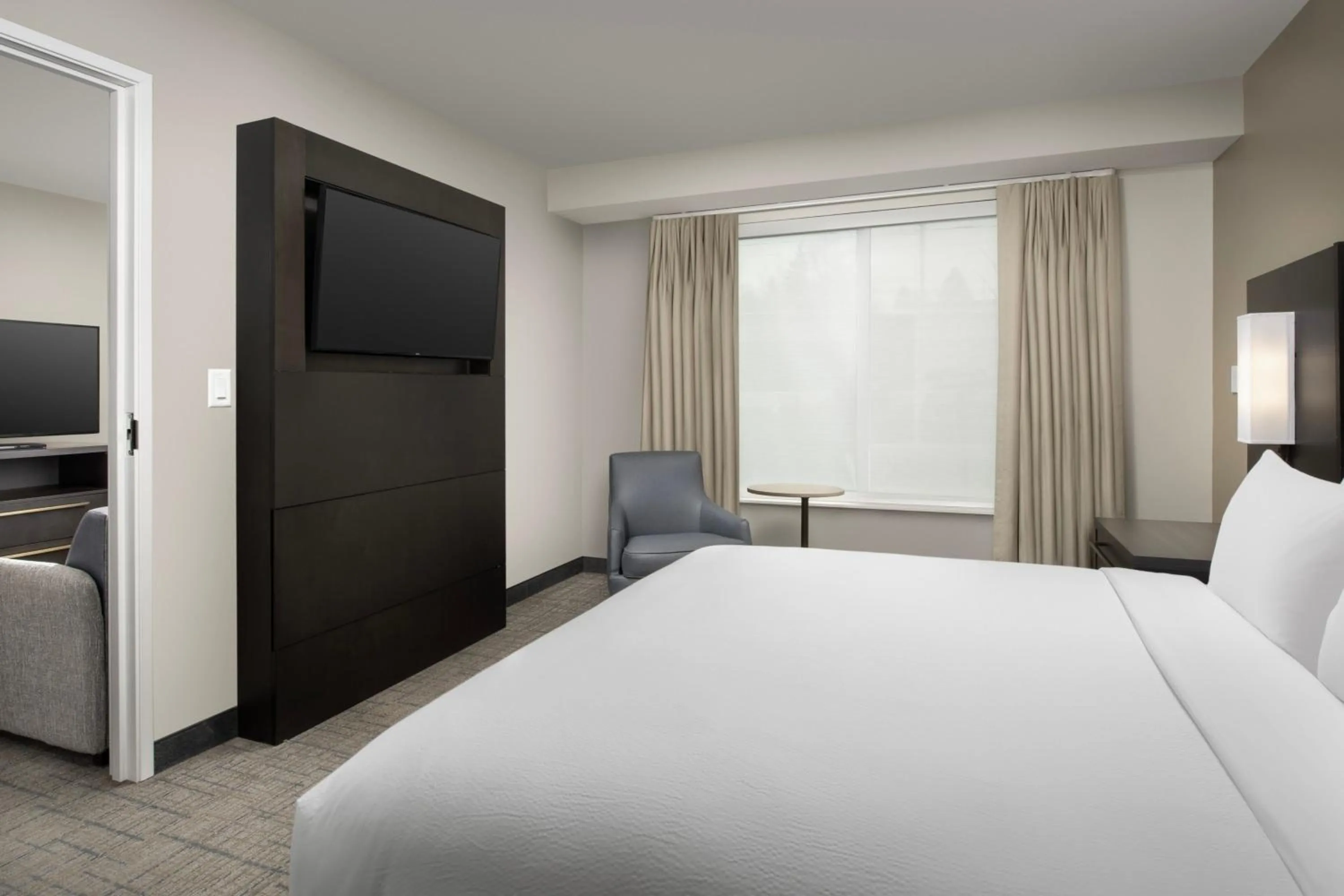 Bedroom, Bed in Residence Inn by Marriott Portland Clackamas