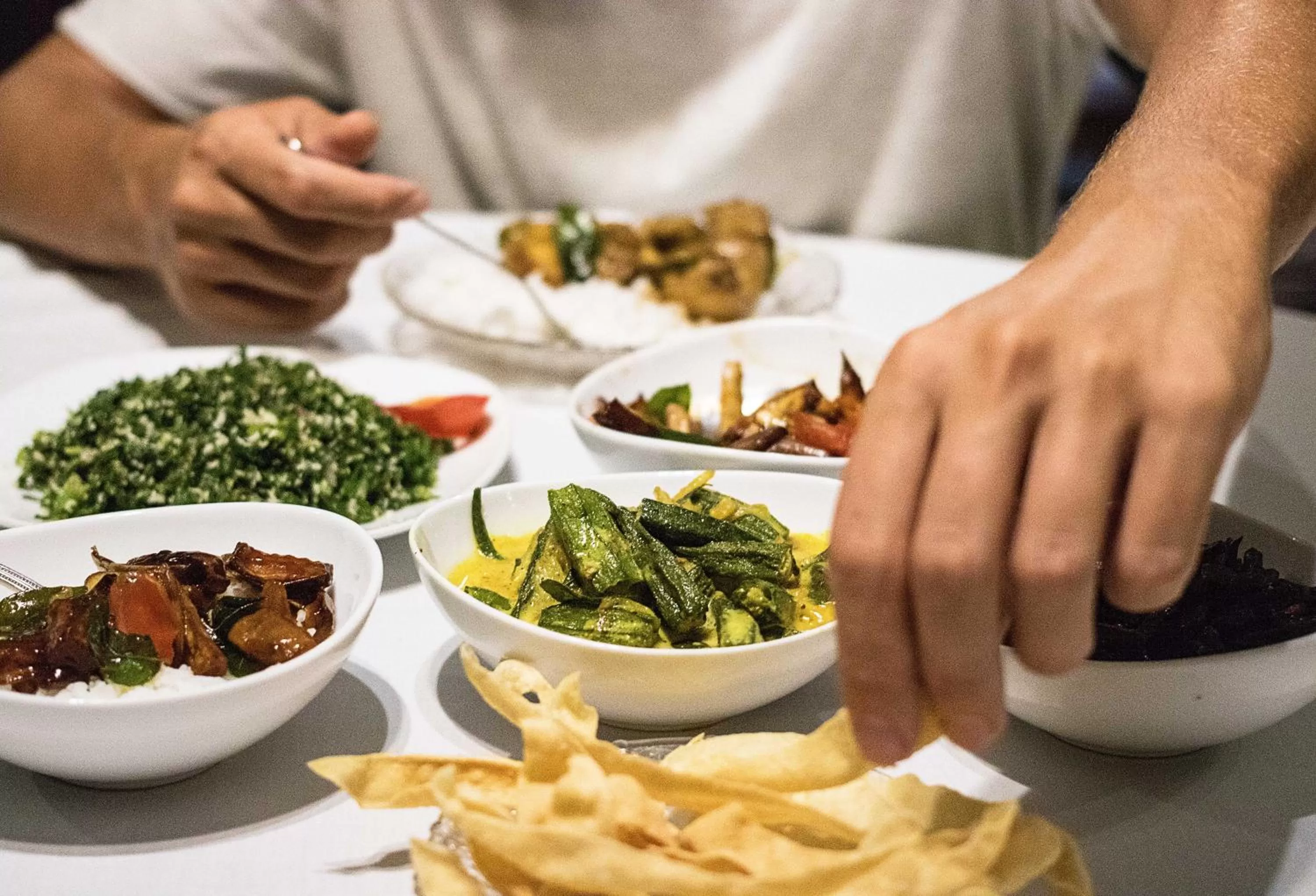 Dinner in Villa Taprobane