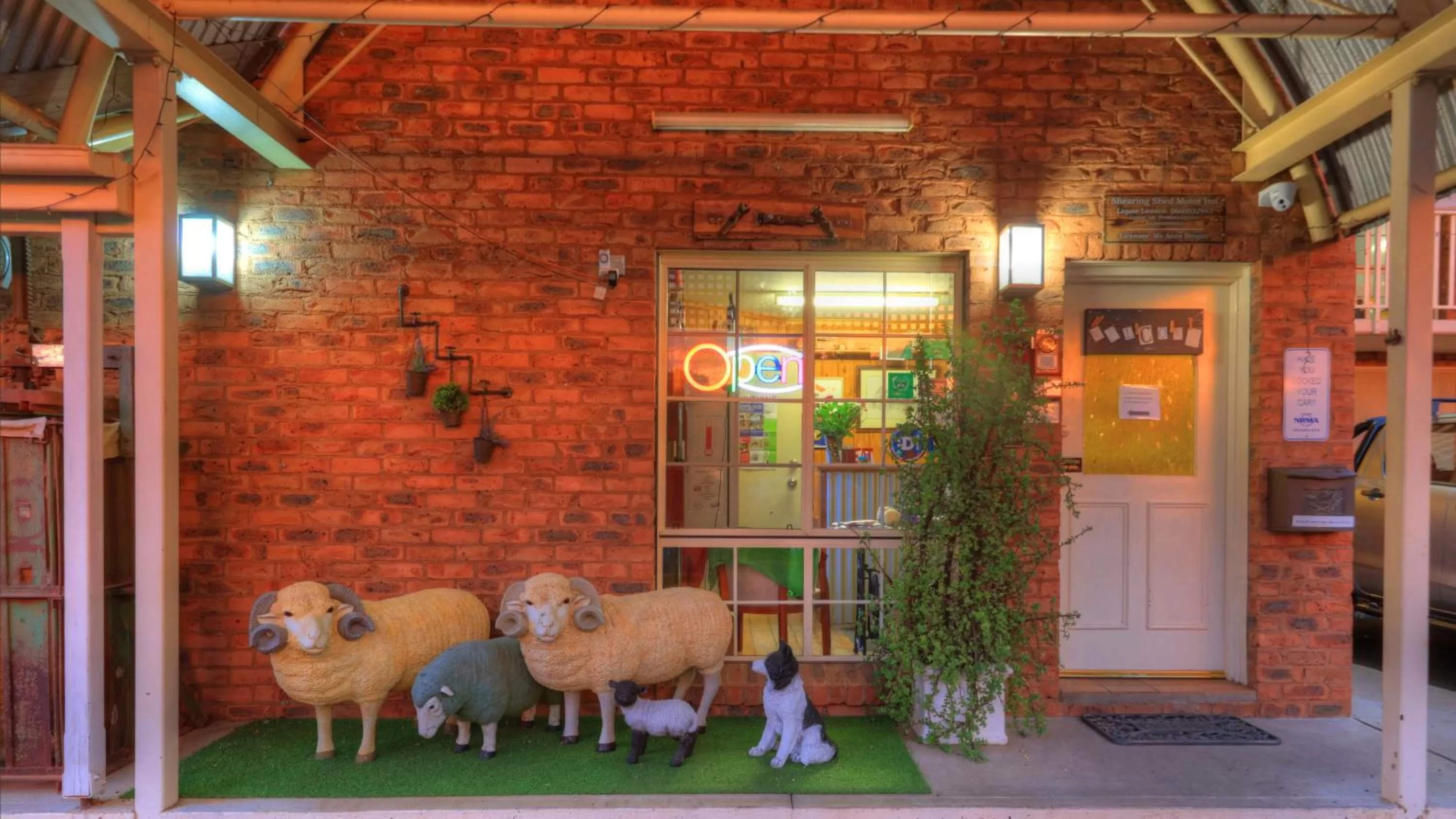 Lobby or reception in Shearing Shed Motor Inn