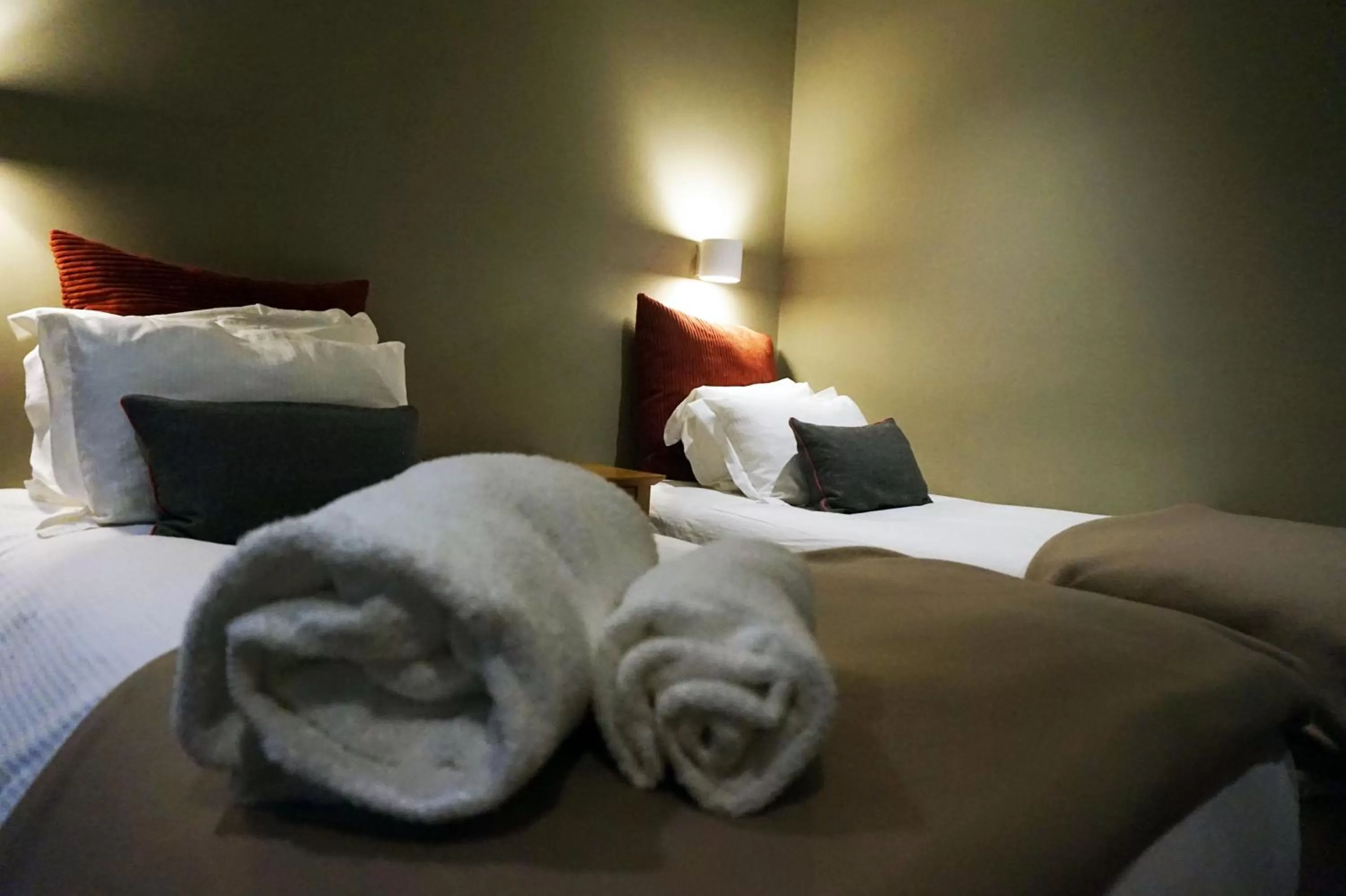 Bed in The Penny Farthing Hotel