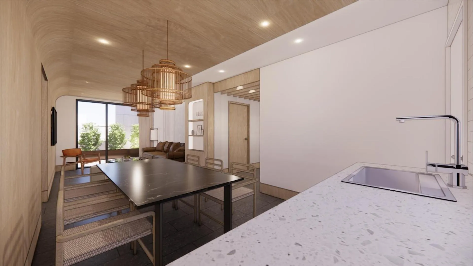 Dining area in Jjak Boutique Hotel