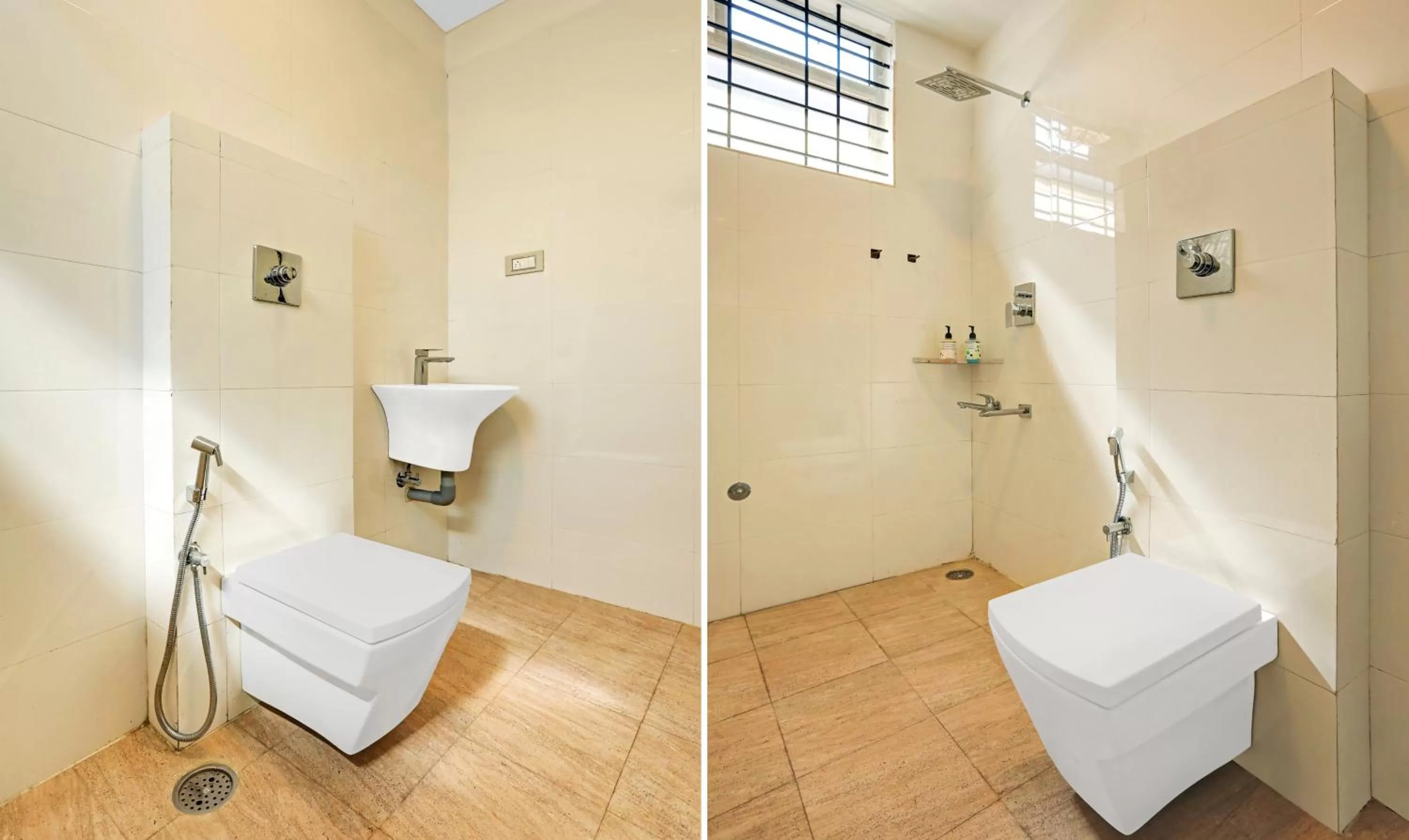 Bathroom in Treebo Doha King