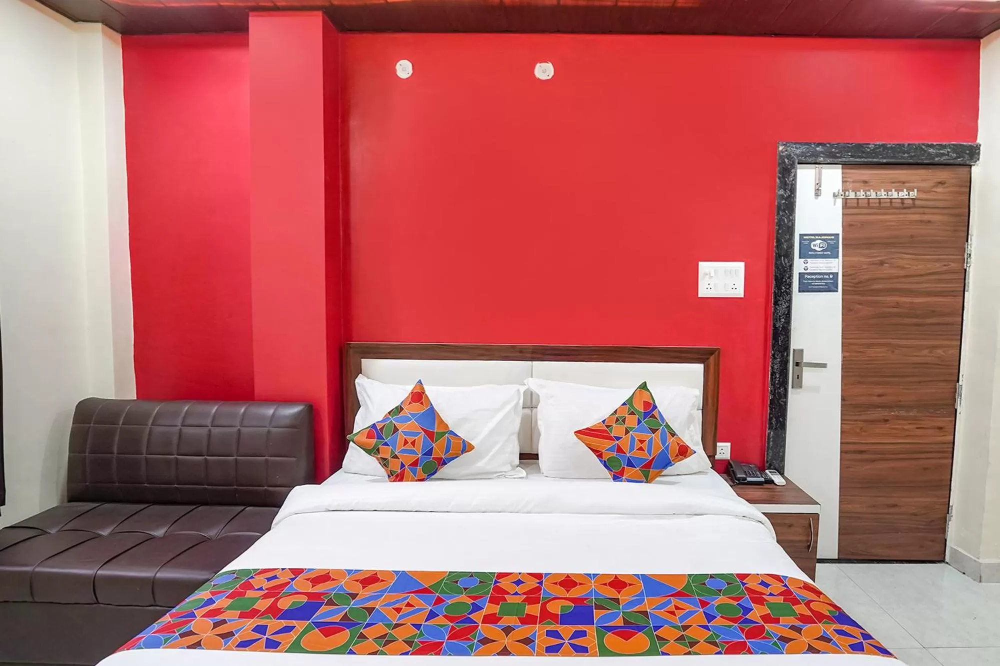 Bed in FabHotel Rajdhani