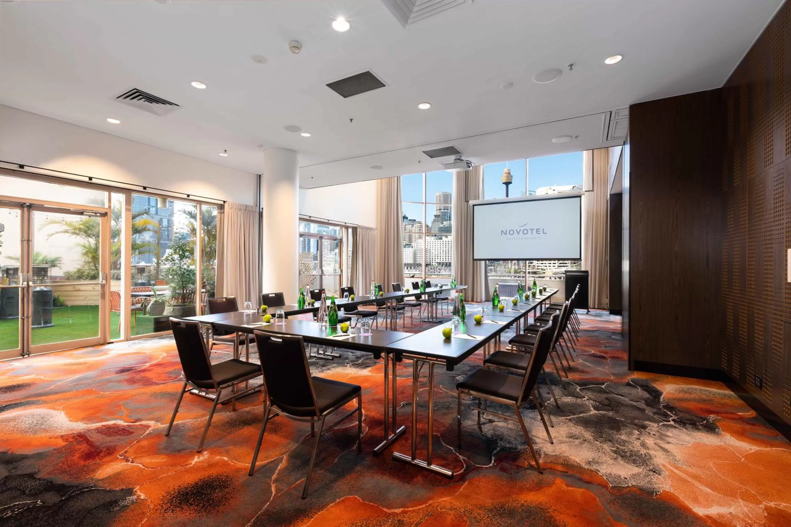 On site in Novotel Sydney Darling Harbour