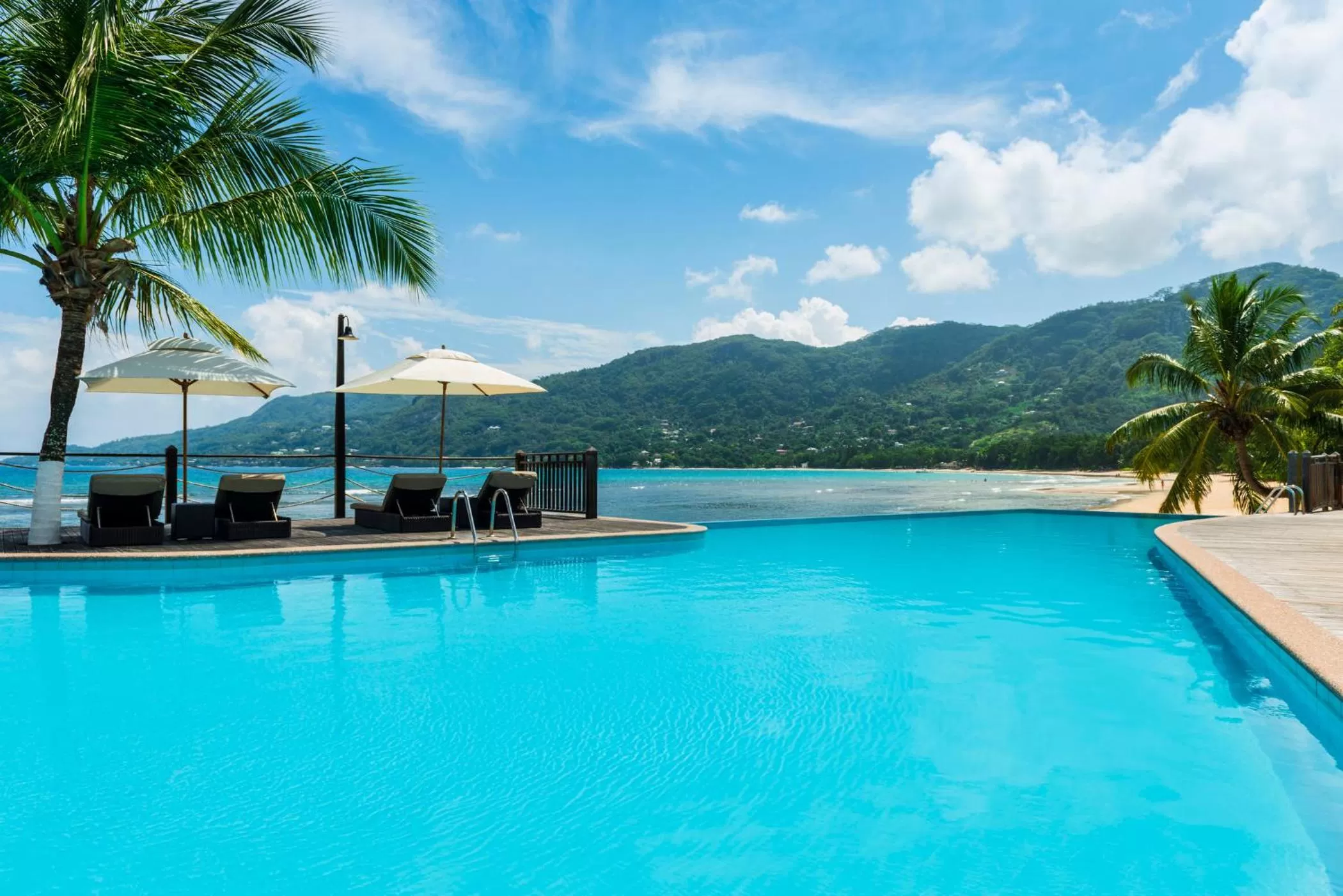 Swimming pool in Fisherman's Cove Resort - closed for complete renovation - Visit our sister property STORY Seychelles for your stay