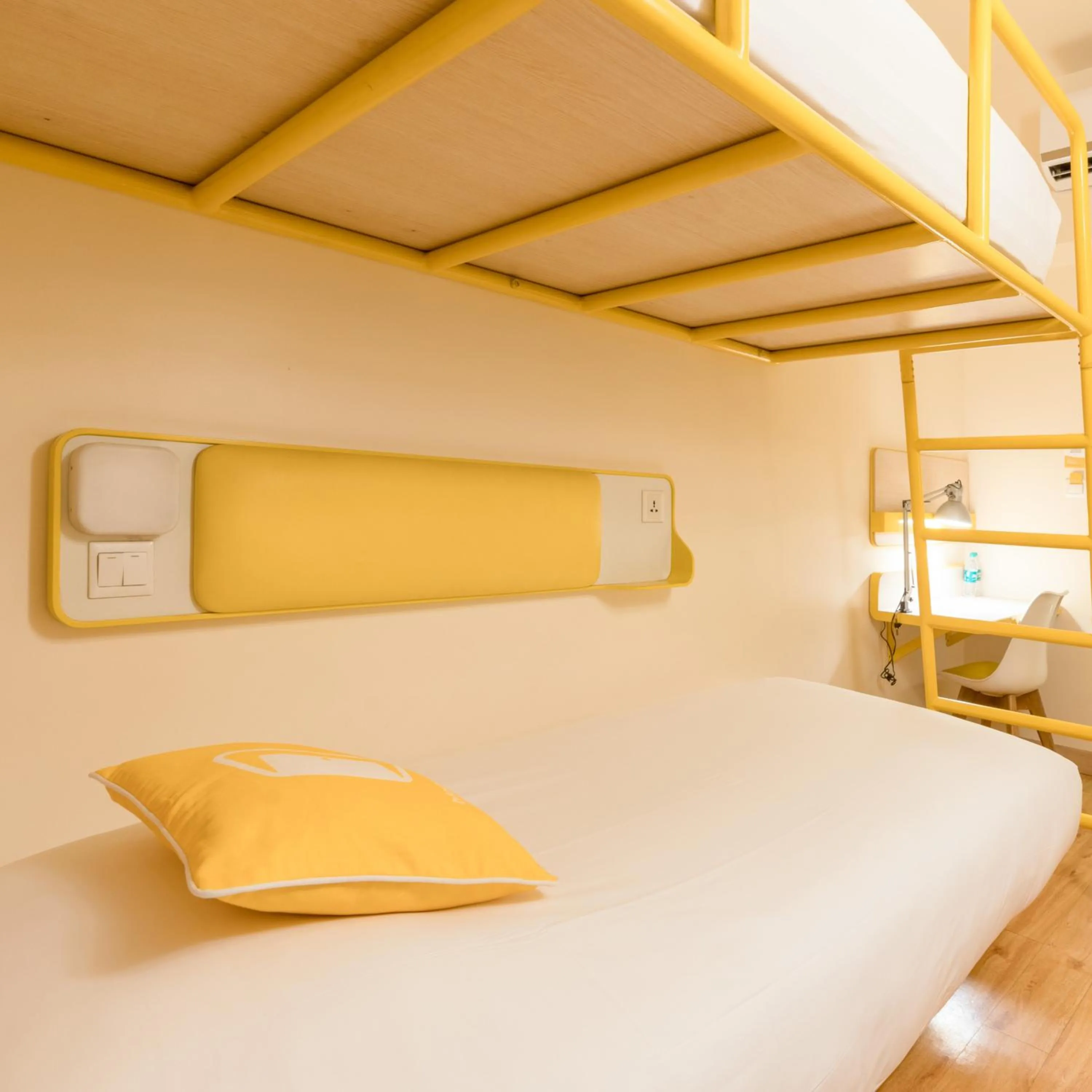 Bed in Bloomrooms @ New Delhi Railway Station