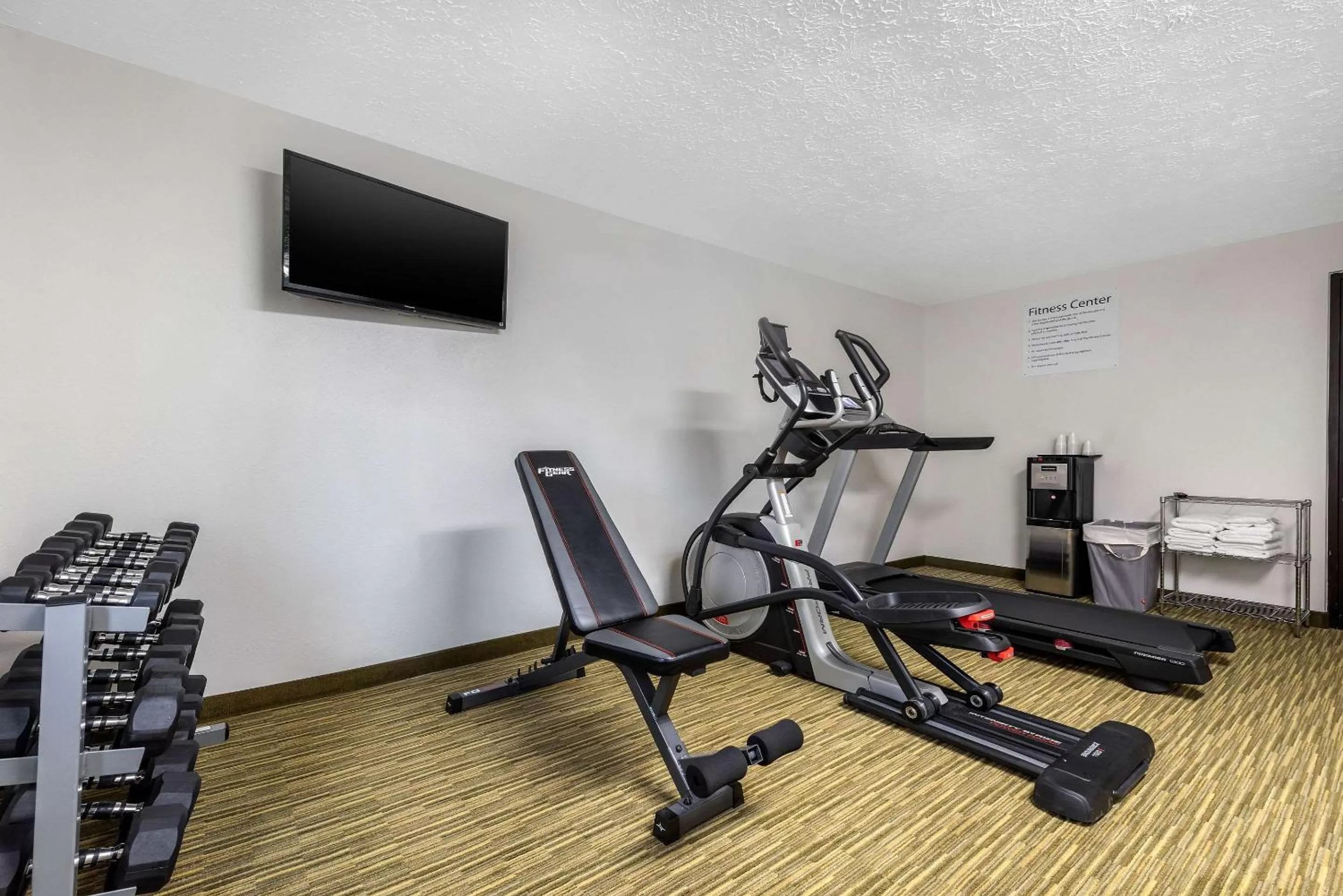 Fitness centre/facilities in Quality Inn Coraopolis