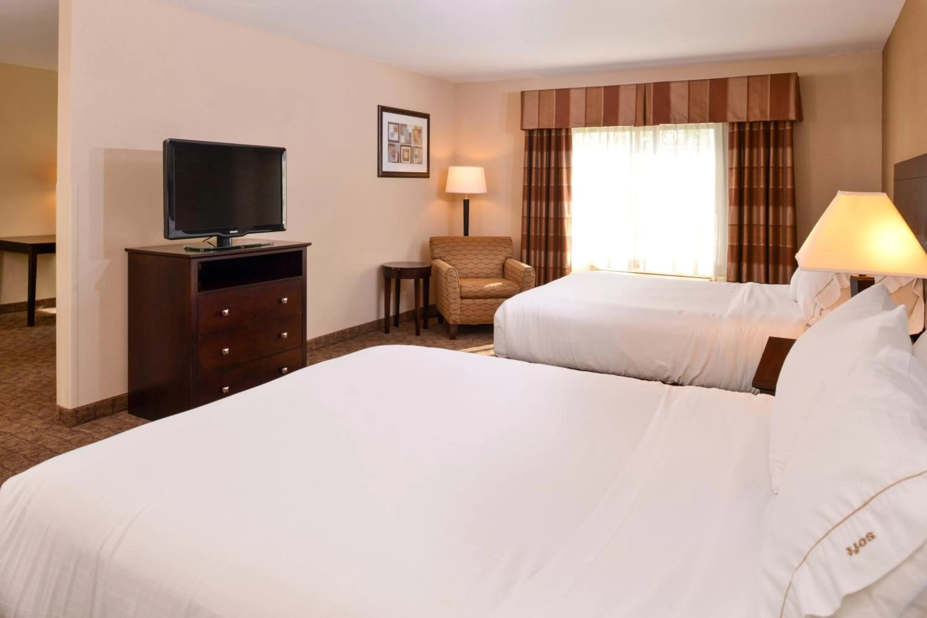 Deluxe Twin Room - Hearing Accessible in Holiday Inn Express & Suites Fairmont by IHG