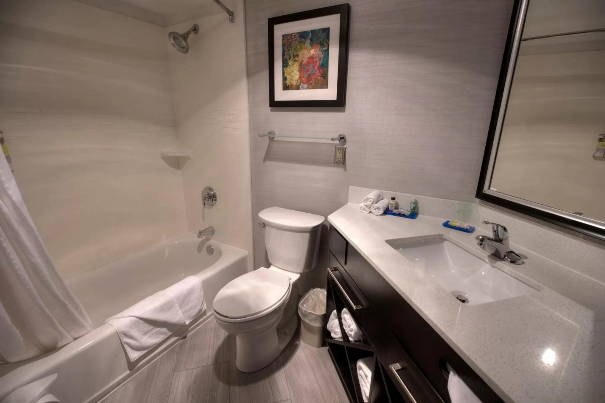 Bathroom in Holiday Inn Express Janesville-I-90 & US Highway 14 by IHG