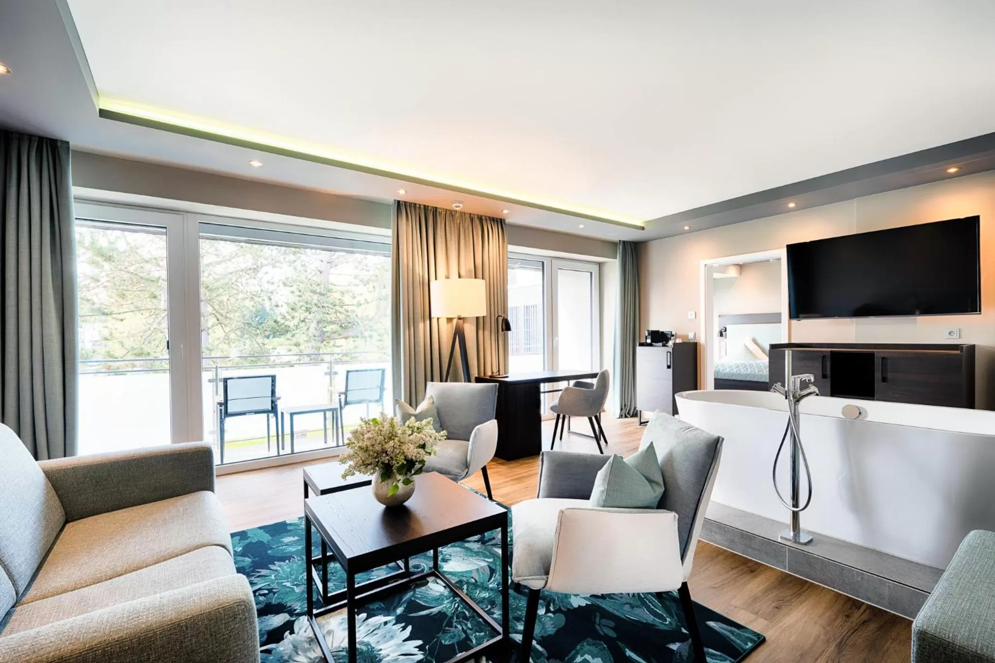 Living room in Seehotel am Stausee 4 Sterne Superior