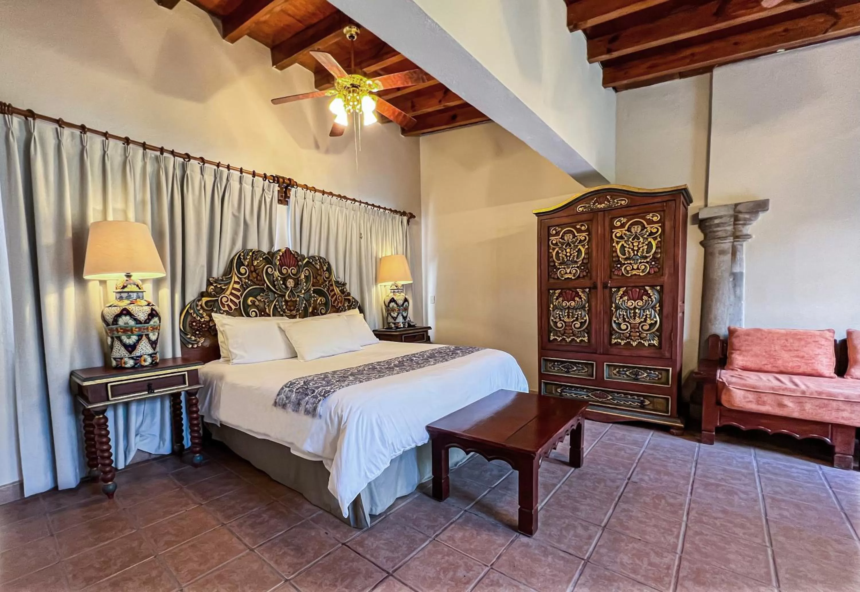 Bed in Hacienda de las Flores