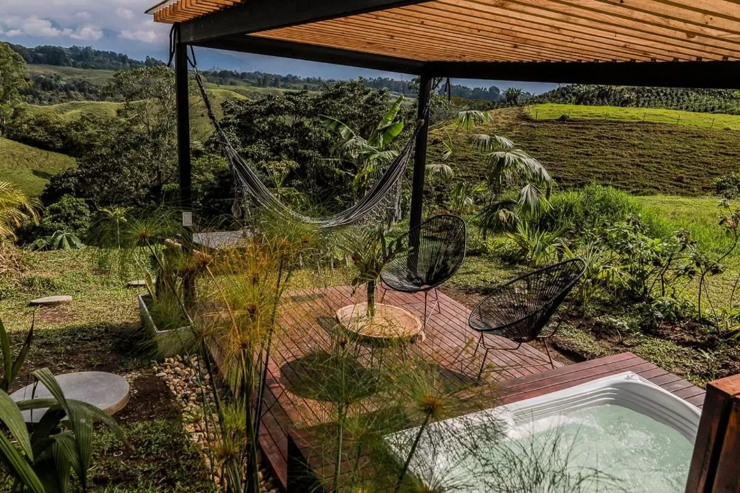 Living room in Ecohotel Monte Tierra Habitaciones y Glamping