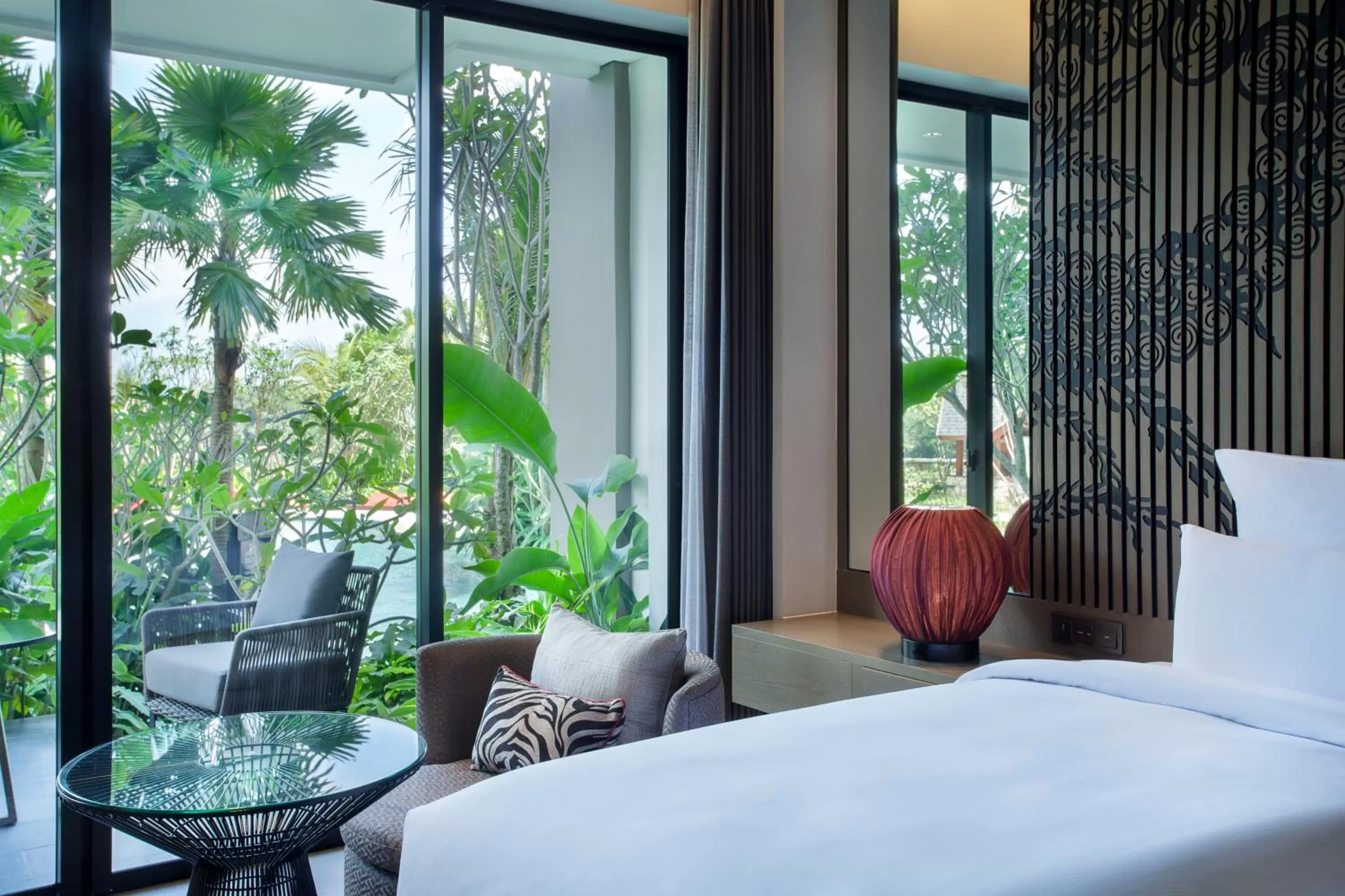 Patio, Bed in Pullman Ciawi Vimala Hills Resort