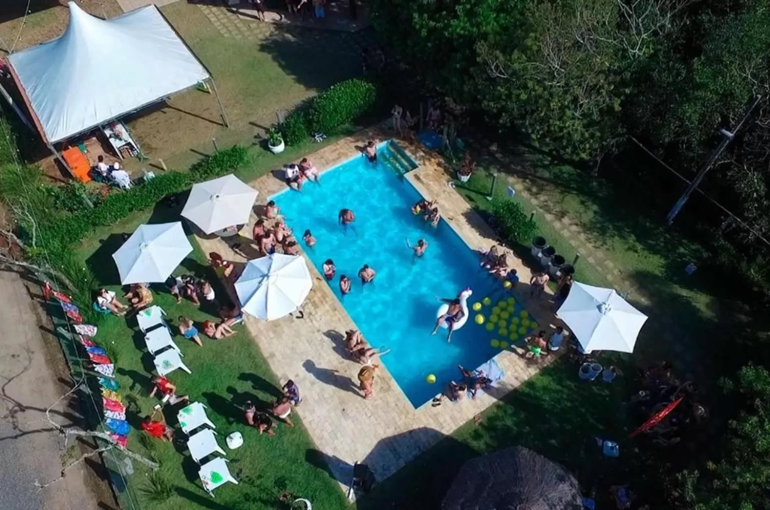Summer, Pool View in Pousada Dunasol Floripa
