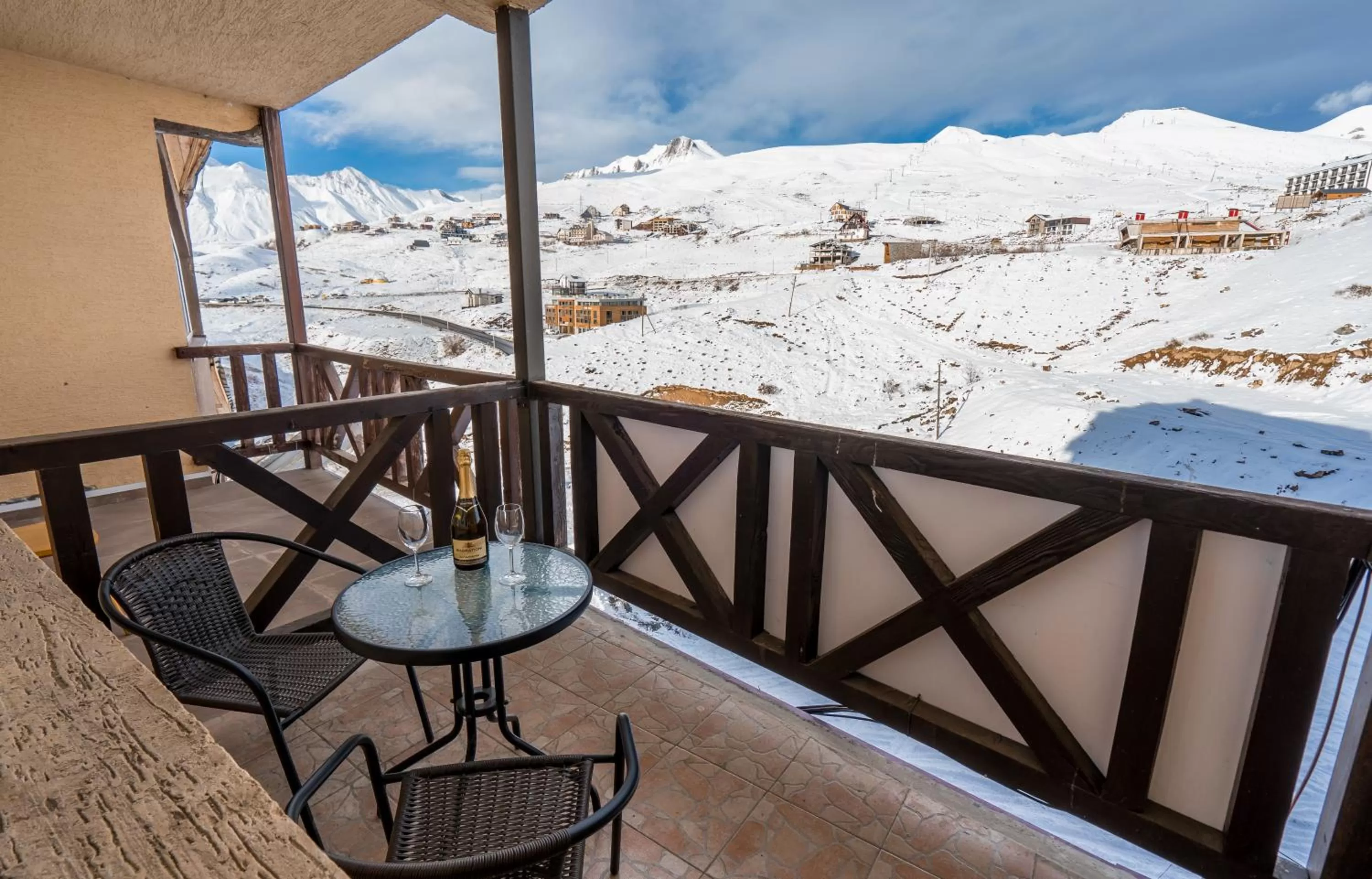 Balcony/Terrace in 2-room Apartment NFT Gudauri Penta 503