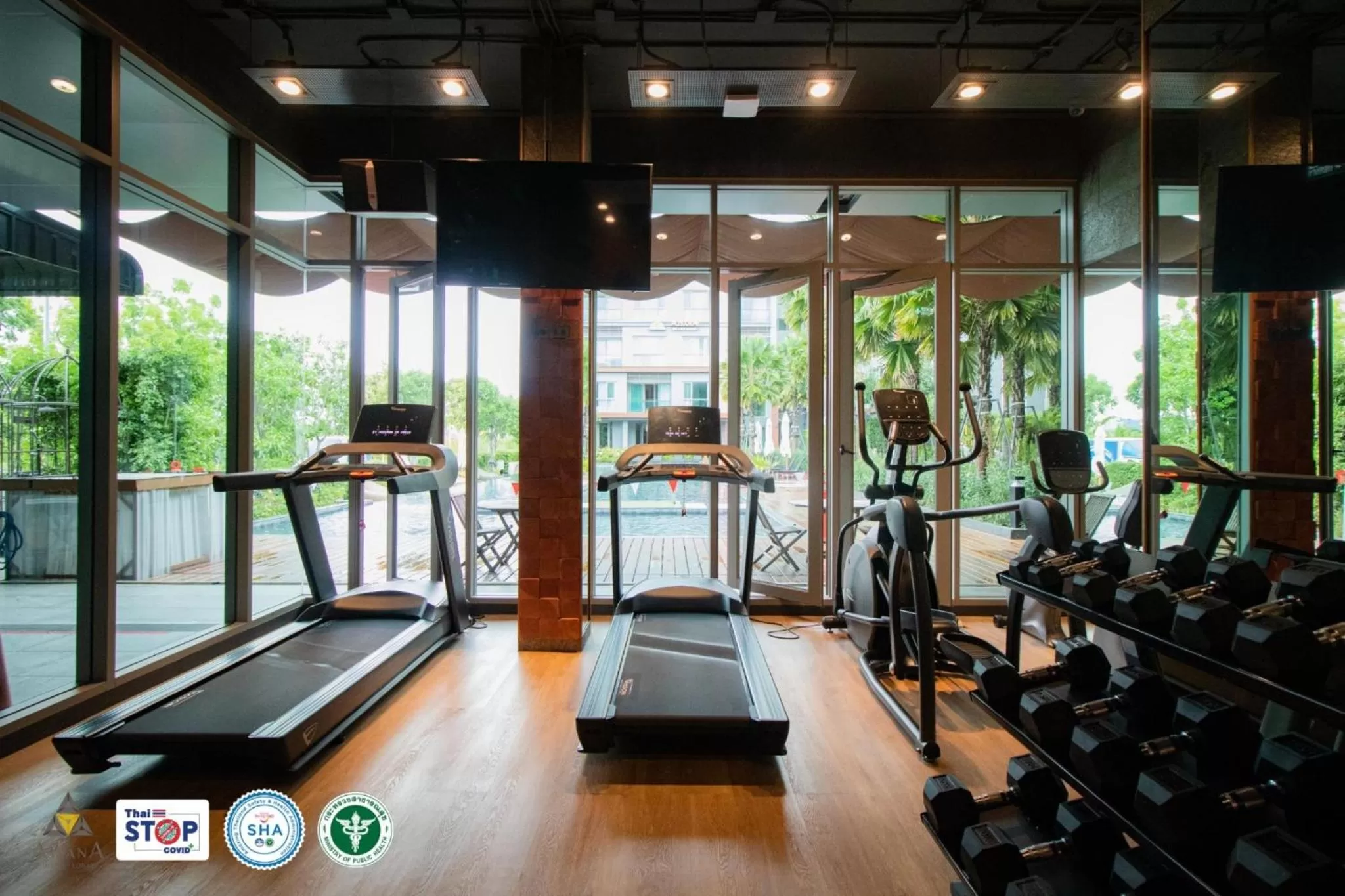 Fitness centre/facilities in AisanA Hotel Korat