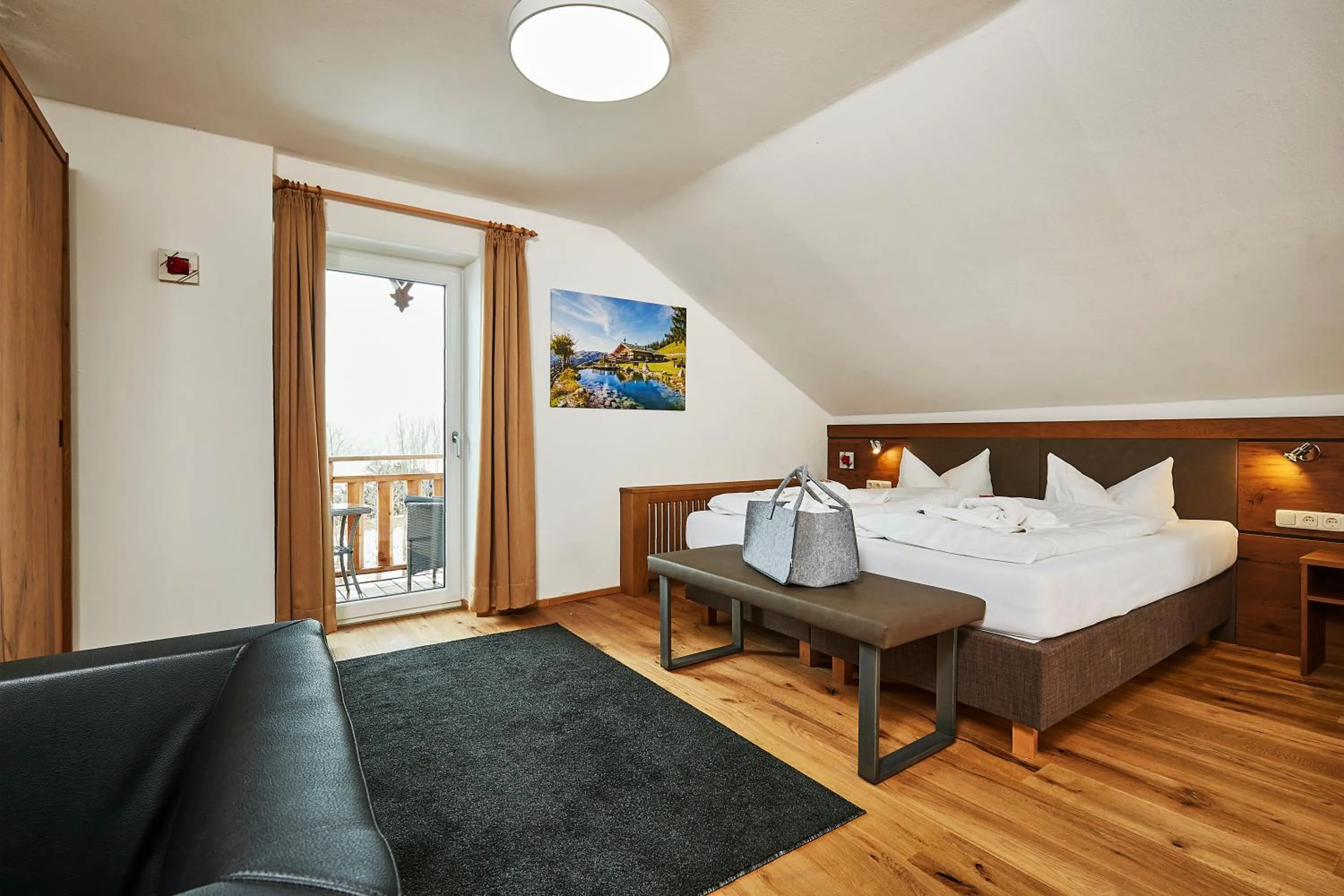 Bed in Hotel Rupertihof