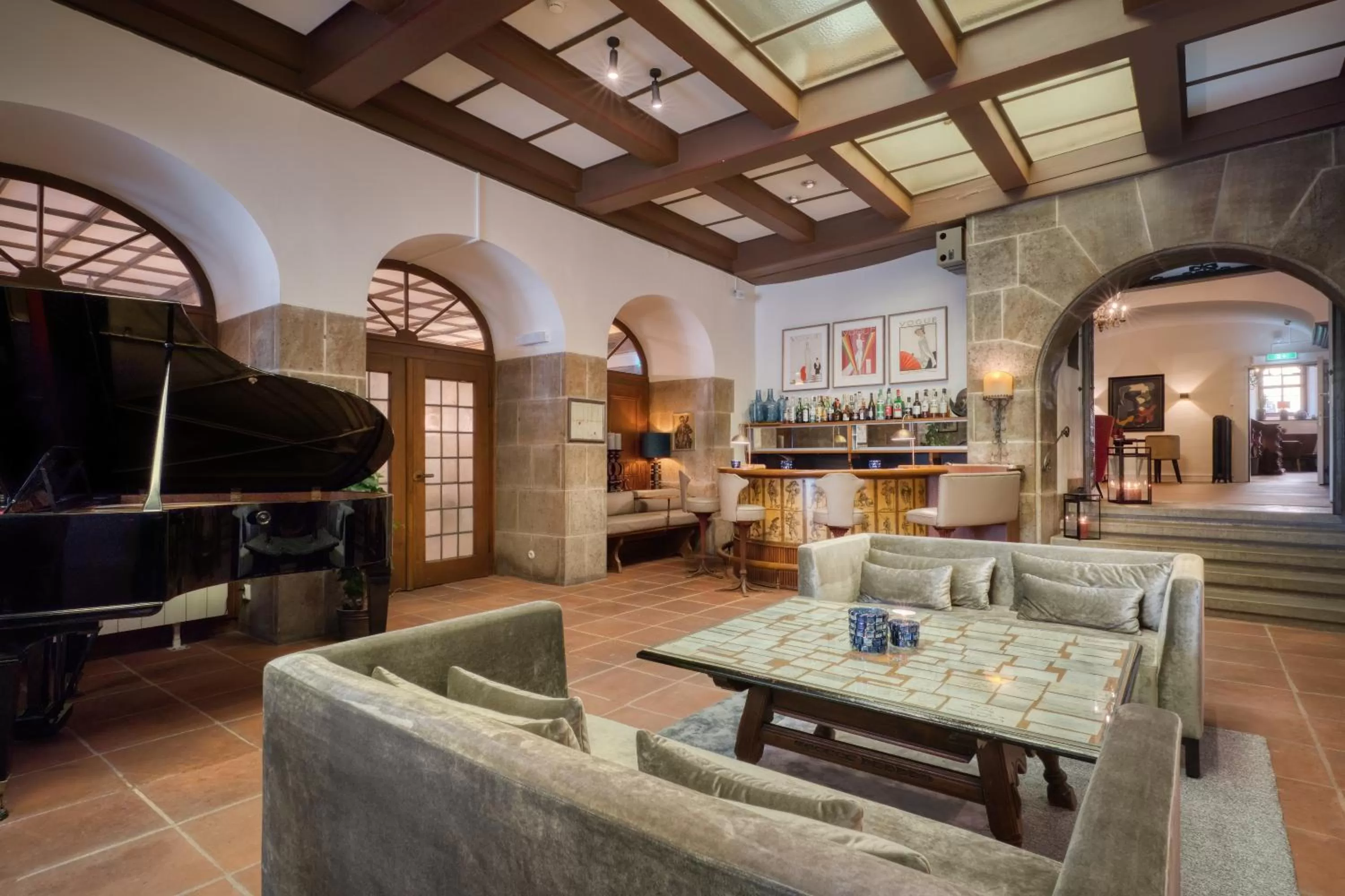 Seating area in Hotel Eisenhut