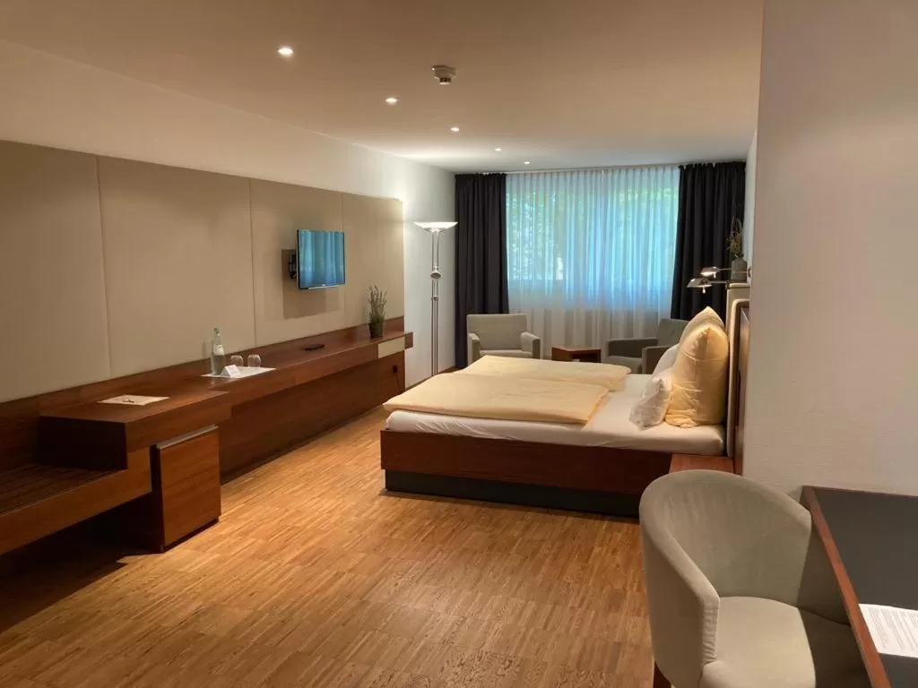 Bed in Gästehaus an der Oase