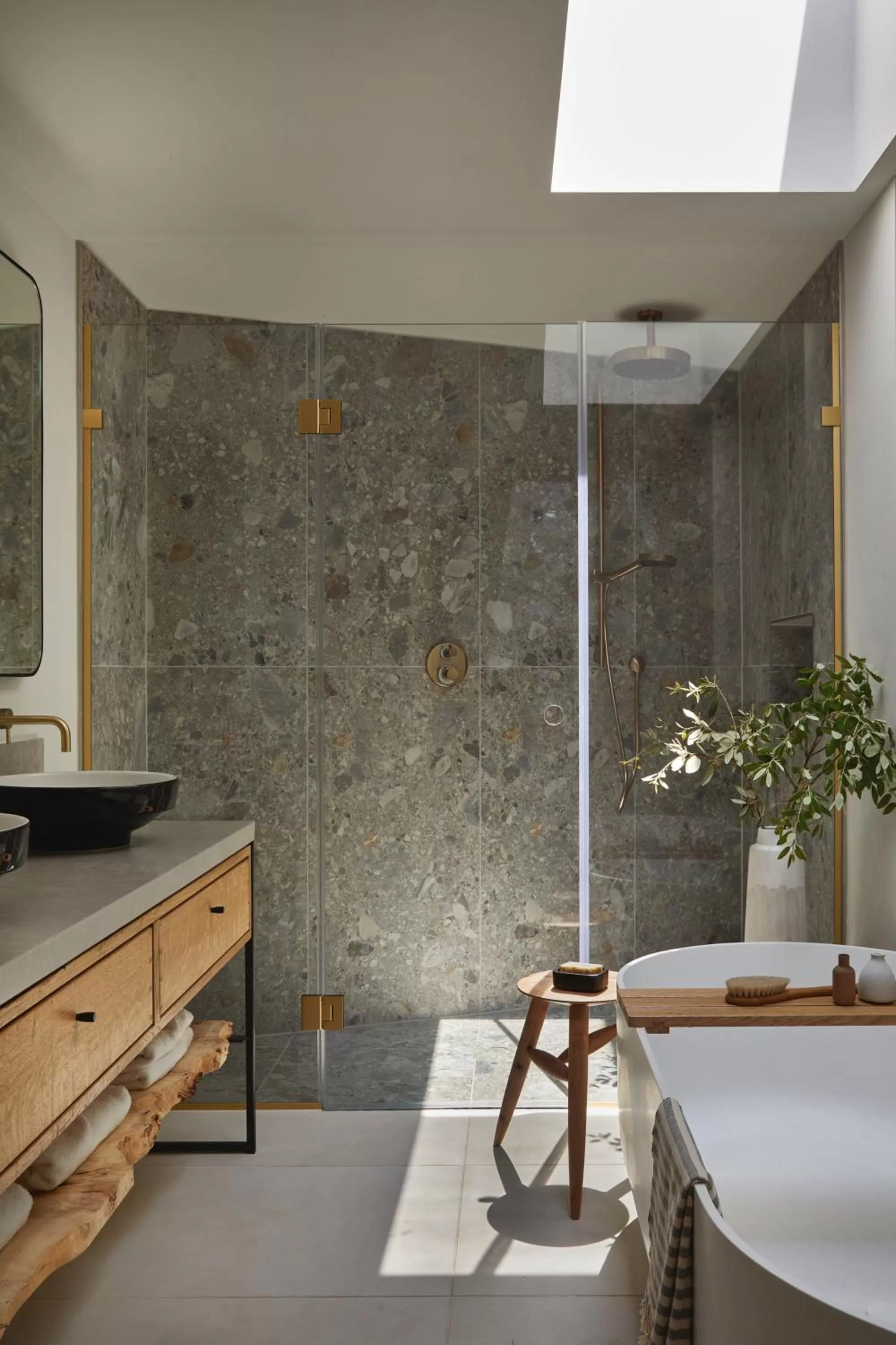 Bathroom in Fowey Hall Hotel