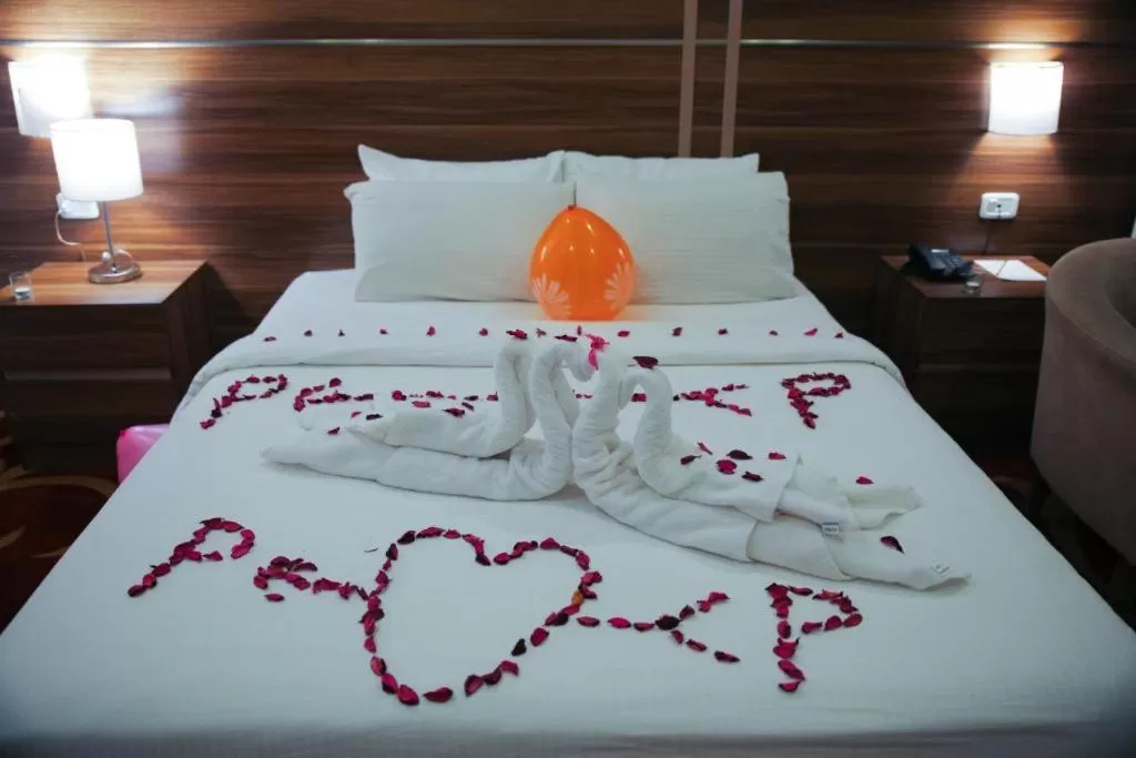 Bed in Park Plaza Hotel