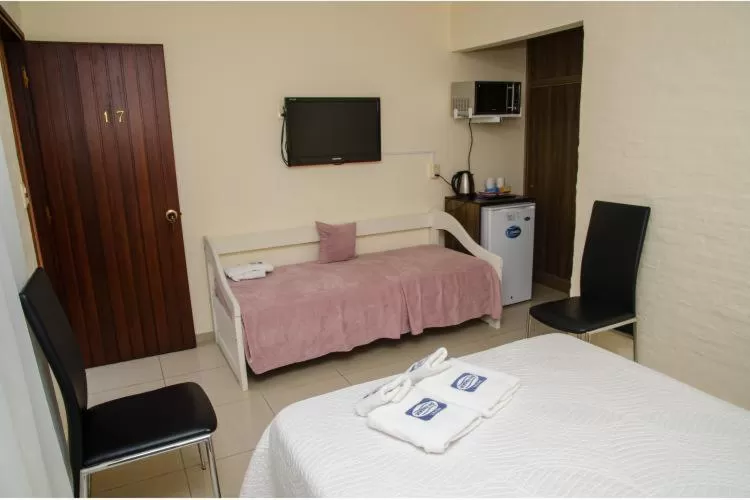 Bedroom, Bed in Apart Hotel Natural del Daymán