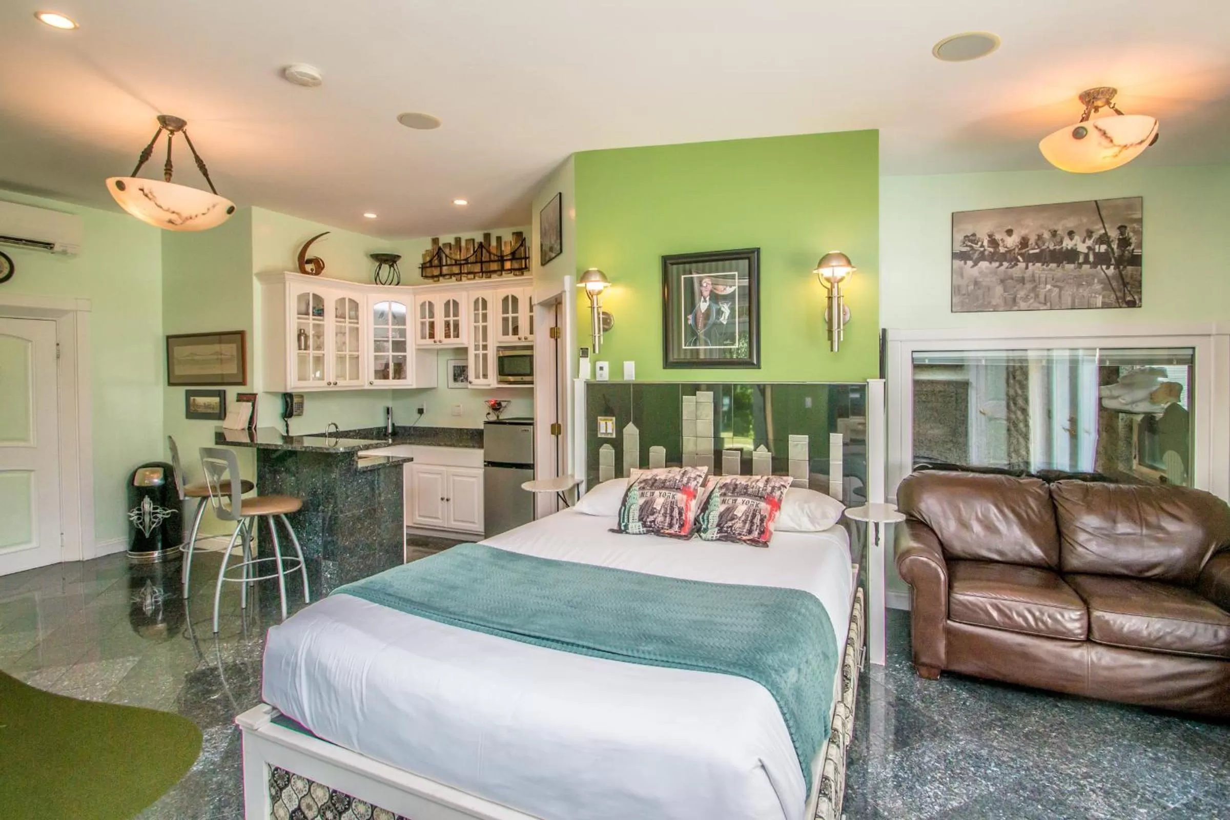 Bed in Adventure Suites