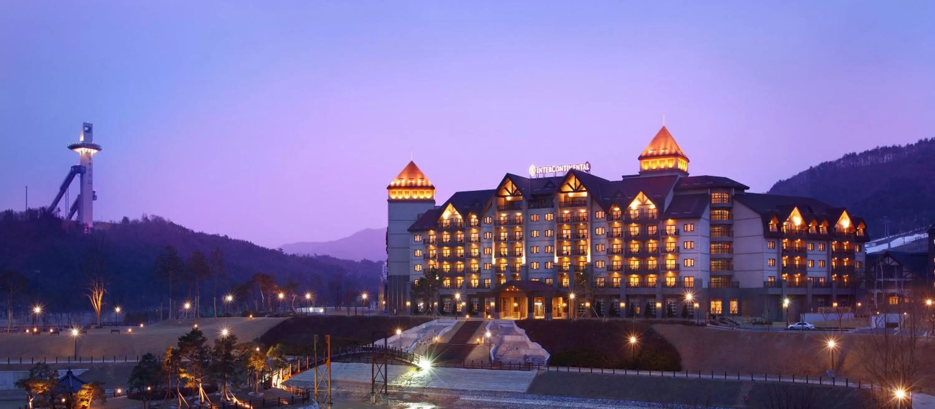 Property building in Intercontinental Alpensia Pyeongchang Resort by IHG