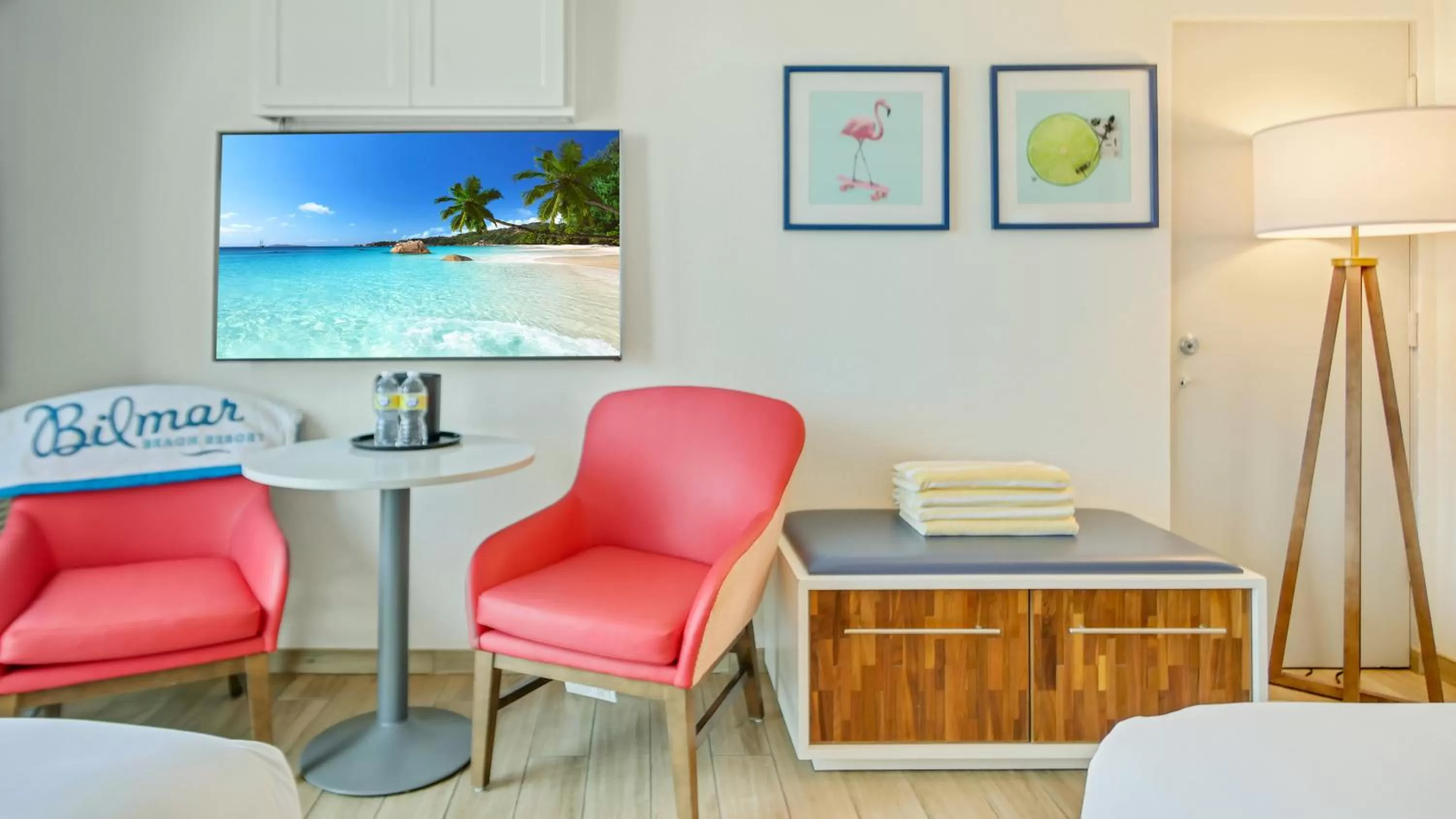 Seating area in Bilmar Beach Resort