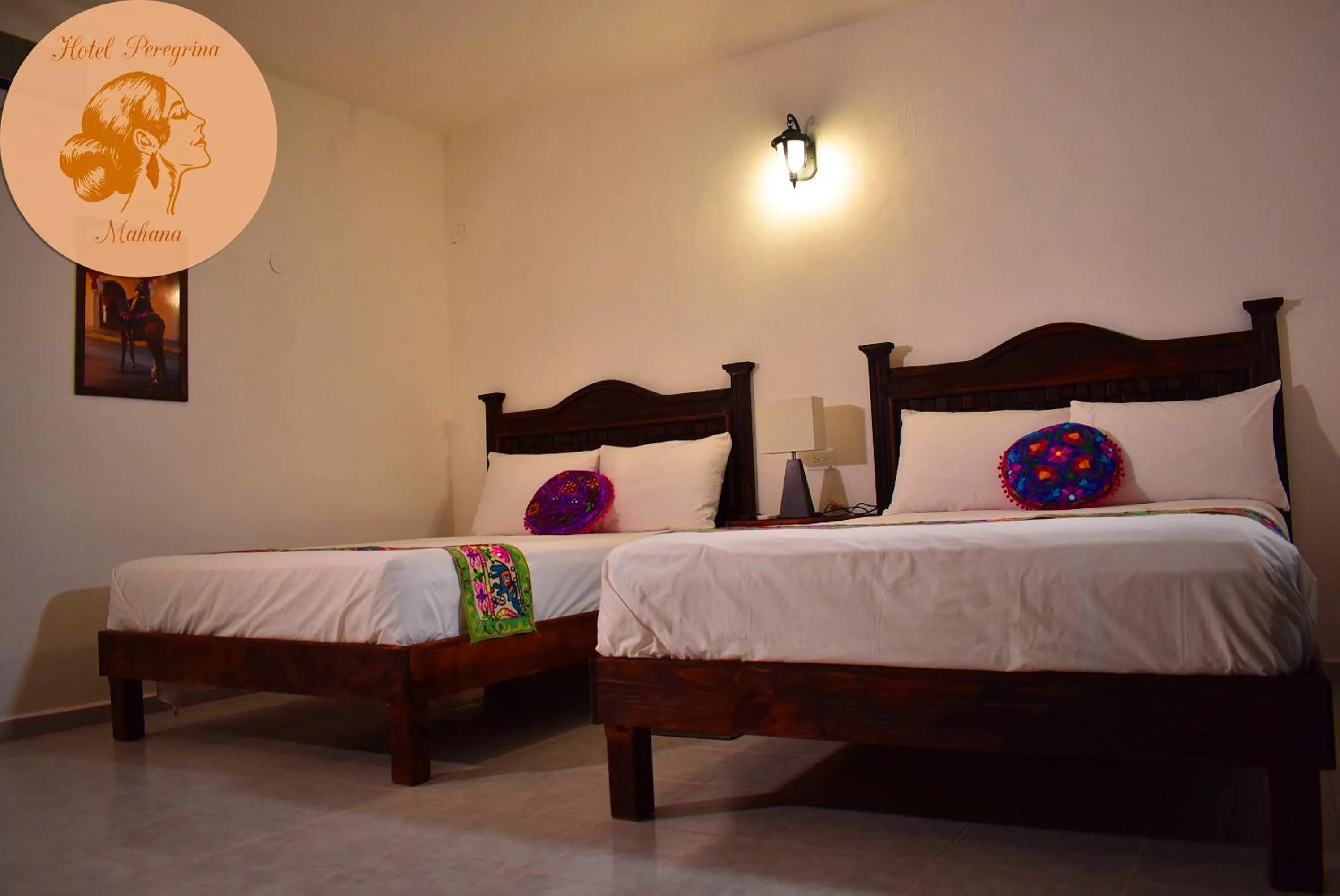 Bed in Hotel Peregrina