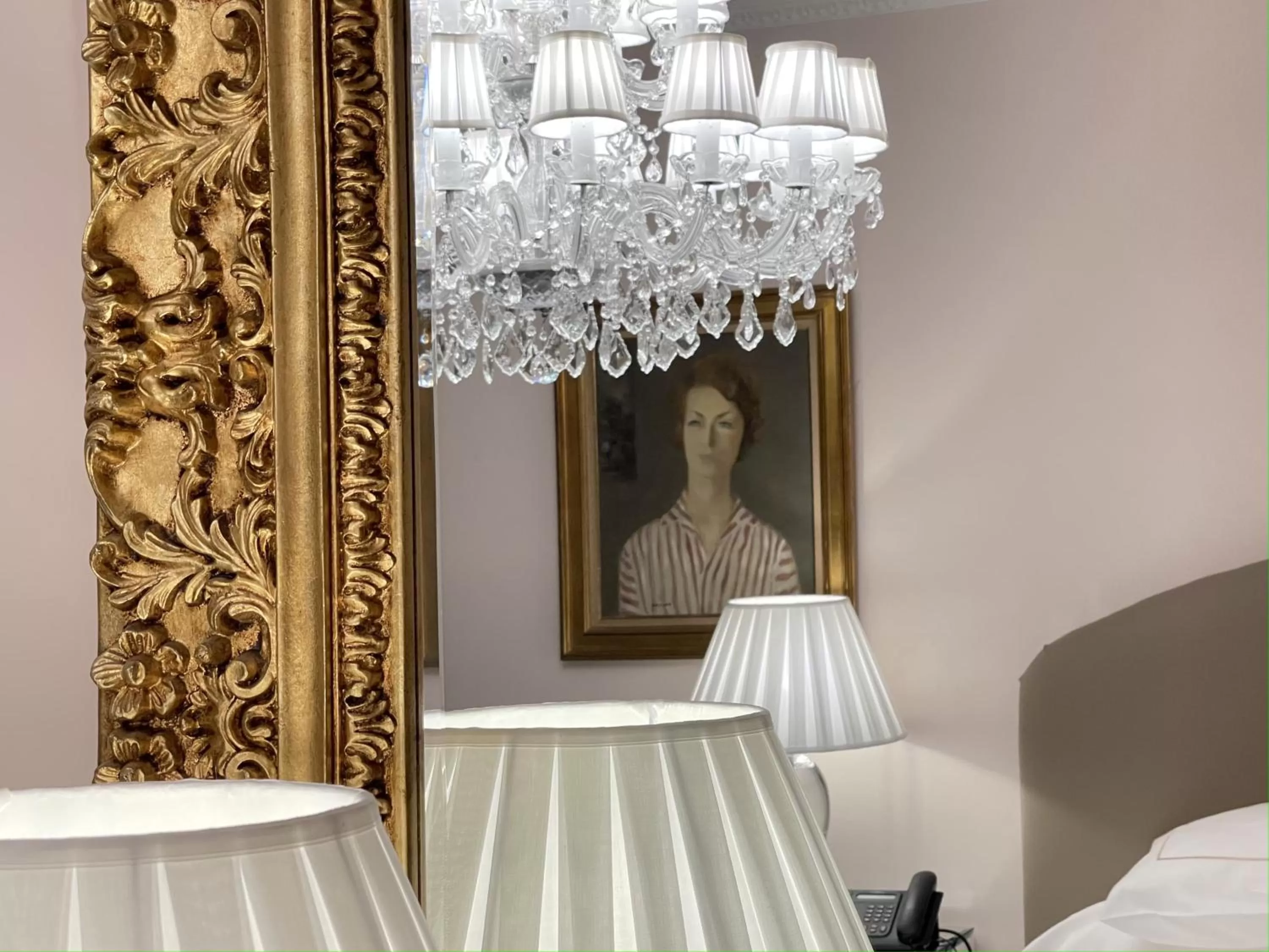 Decorative detail, Bed in Hotel Adriatica