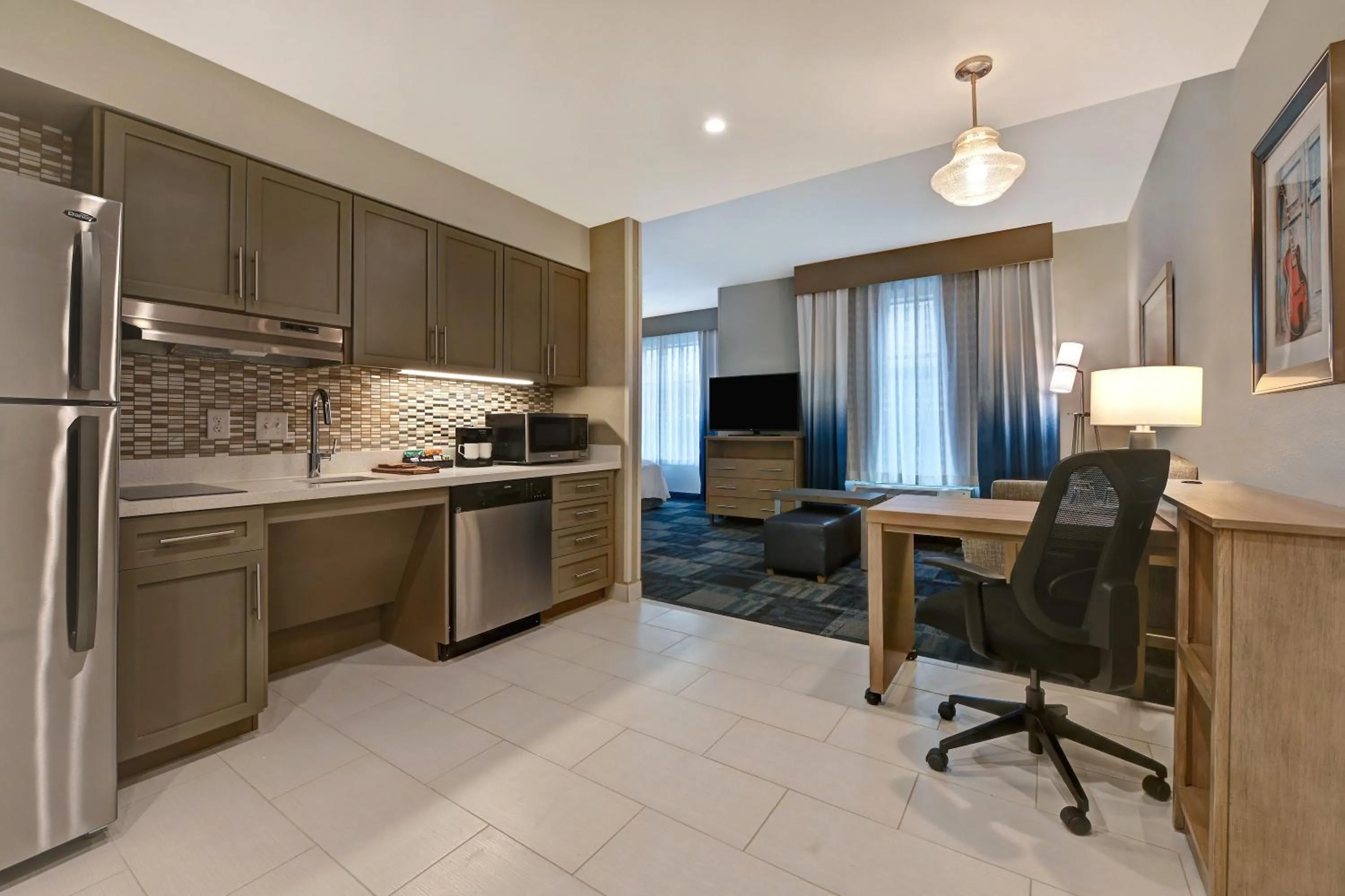 Kitchen or kitchenette in Homewood Suites By Hilton Austin/Cedar Park-Lakeline, Tx