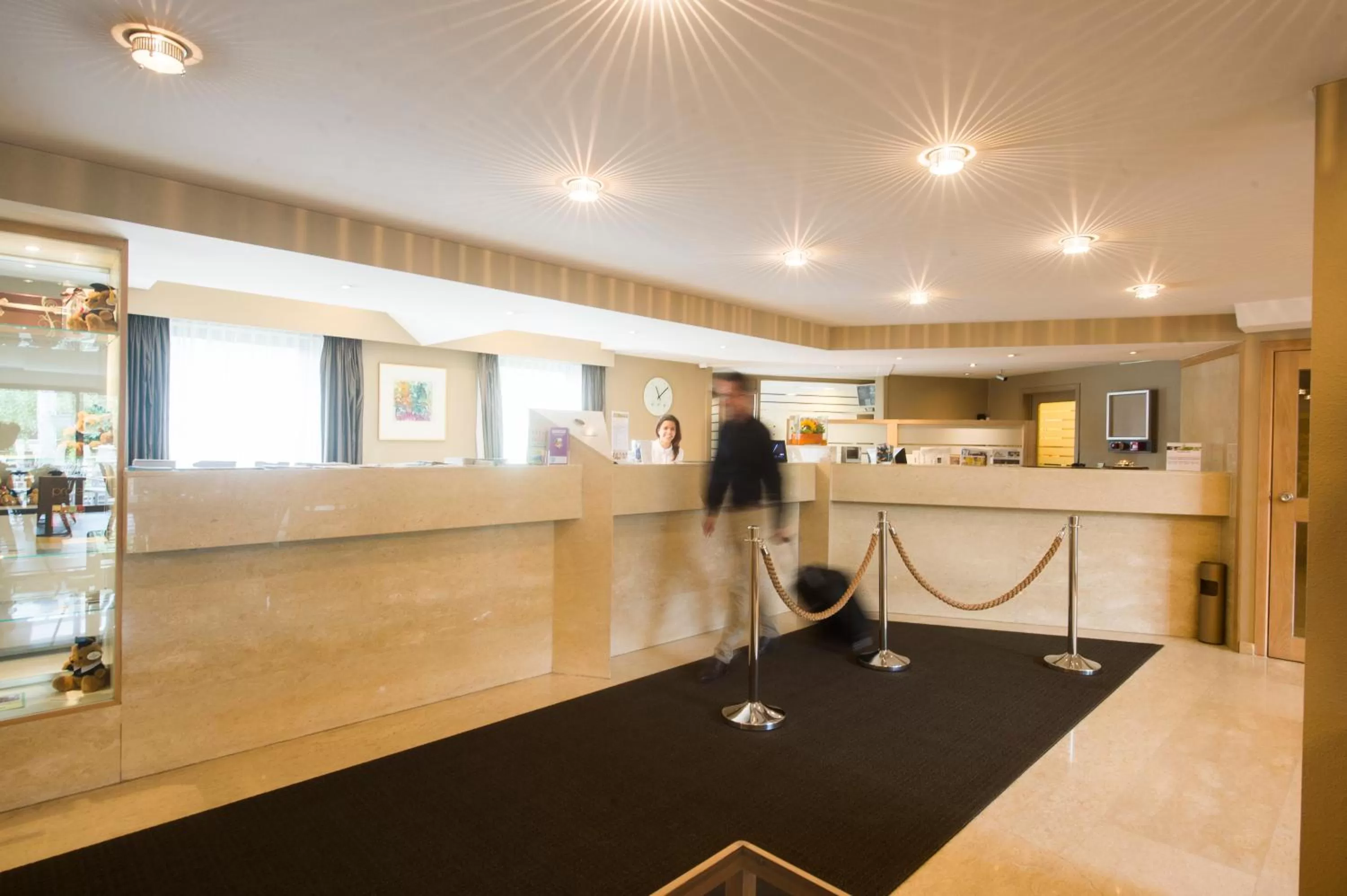 Lobby or reception in Begijnhof Hotel