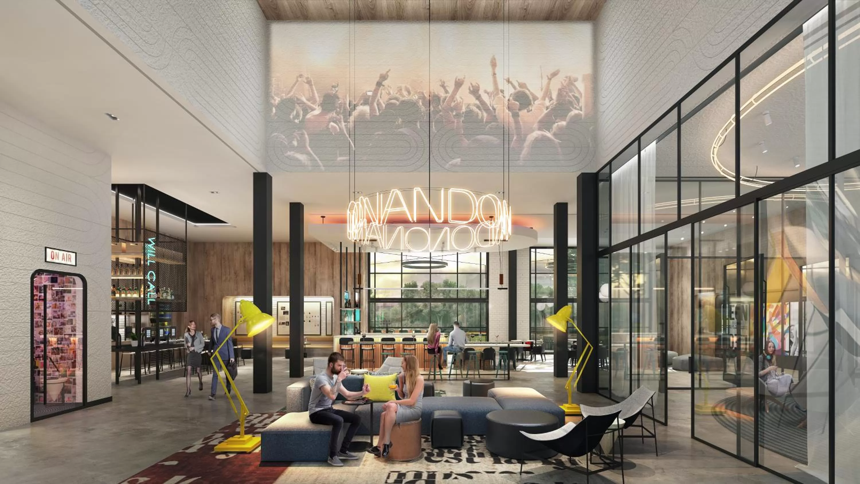 Lobby or reception in Reverb by Hard Rock Atlanta Downtown