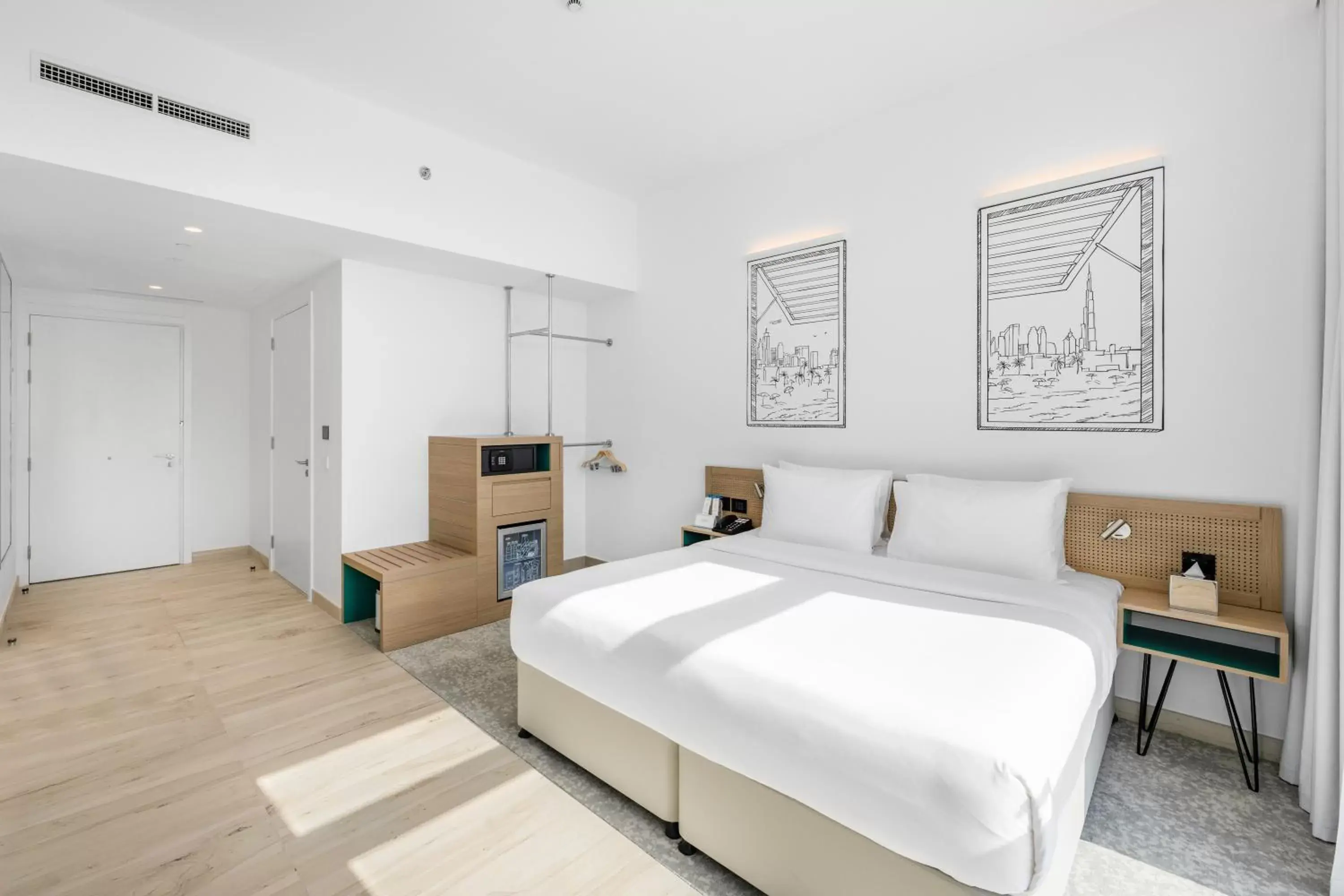 Double Room - Disability Access in Ecos Dubai Hotel at Al Furjan Double Room - Disability Access in Ecos Dubai Hotel at Al Furjan