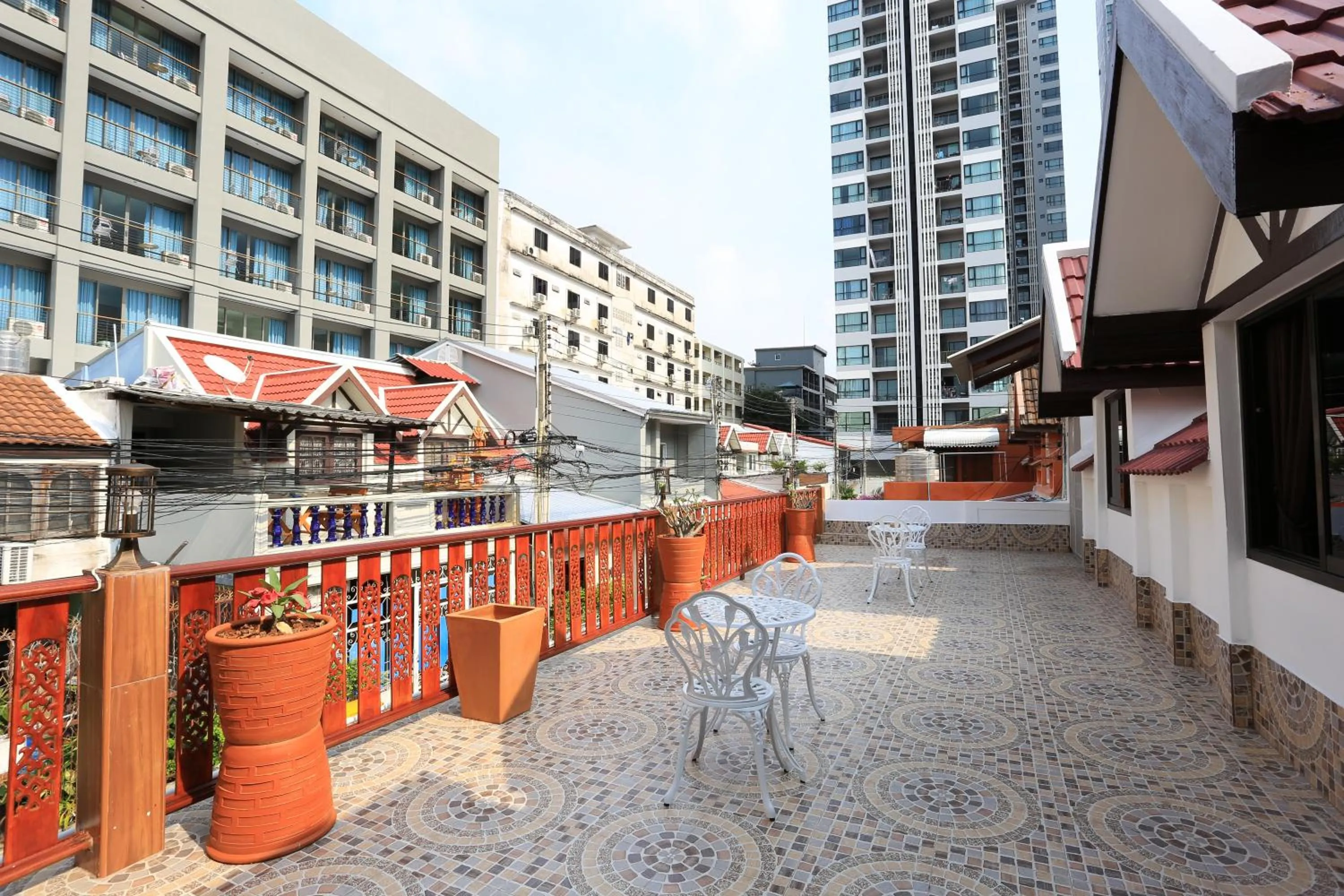 Balcony/Terrace in The Siam Guest House - SHA Extra Plus