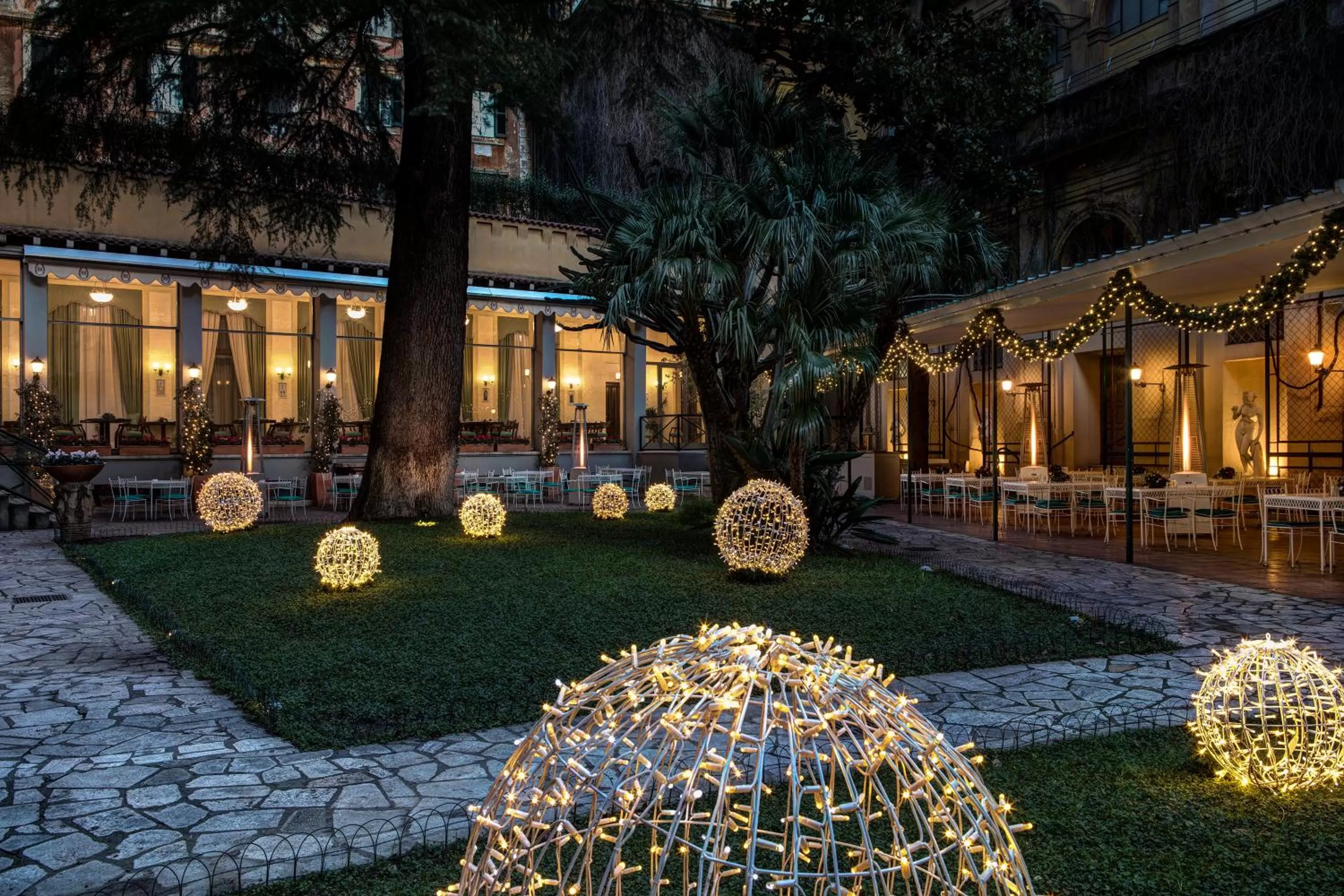 Garden in Hotel Quirinale