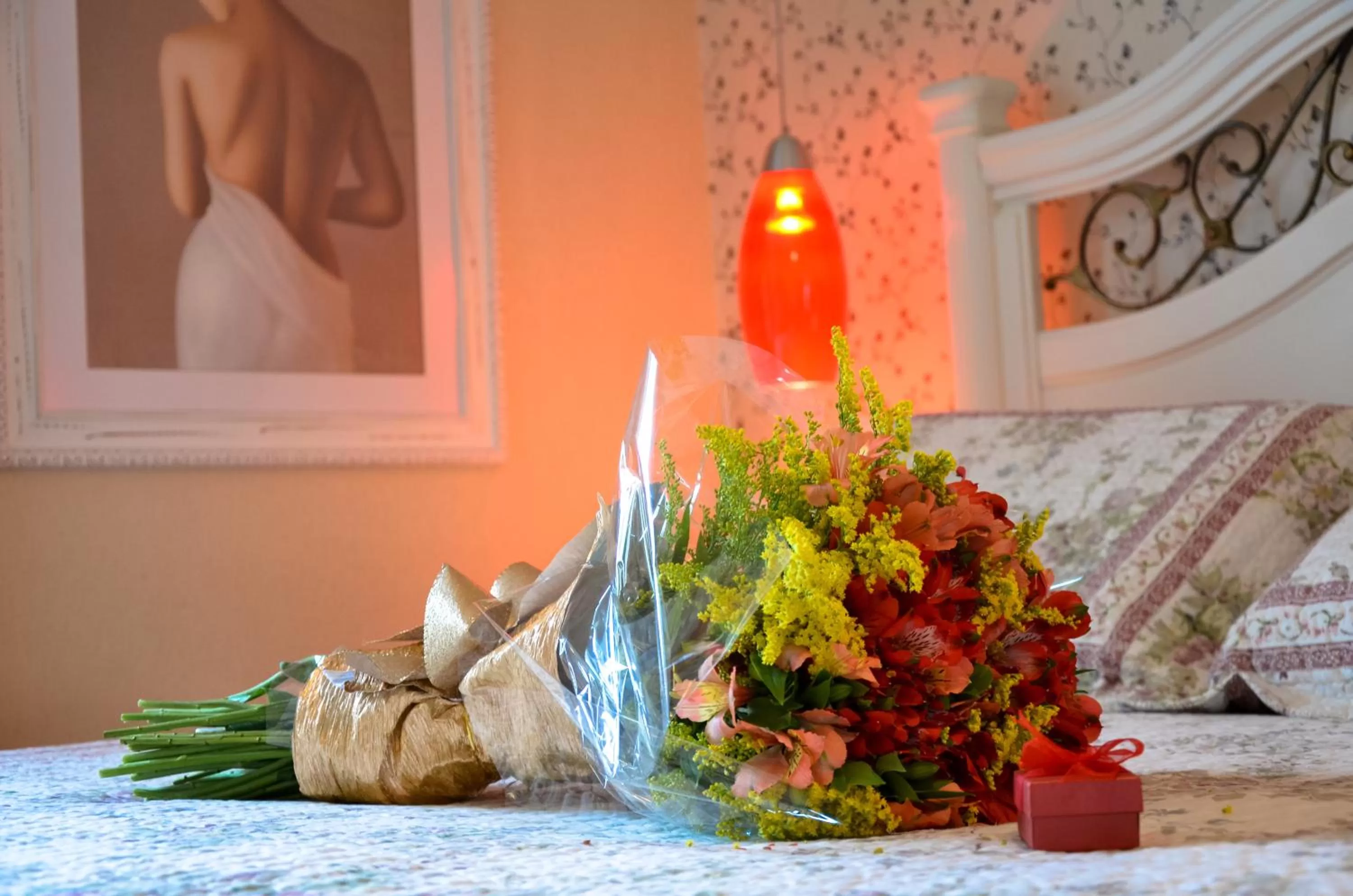 Decorative detail, Bed in Doce Canela - Pousada de Charme