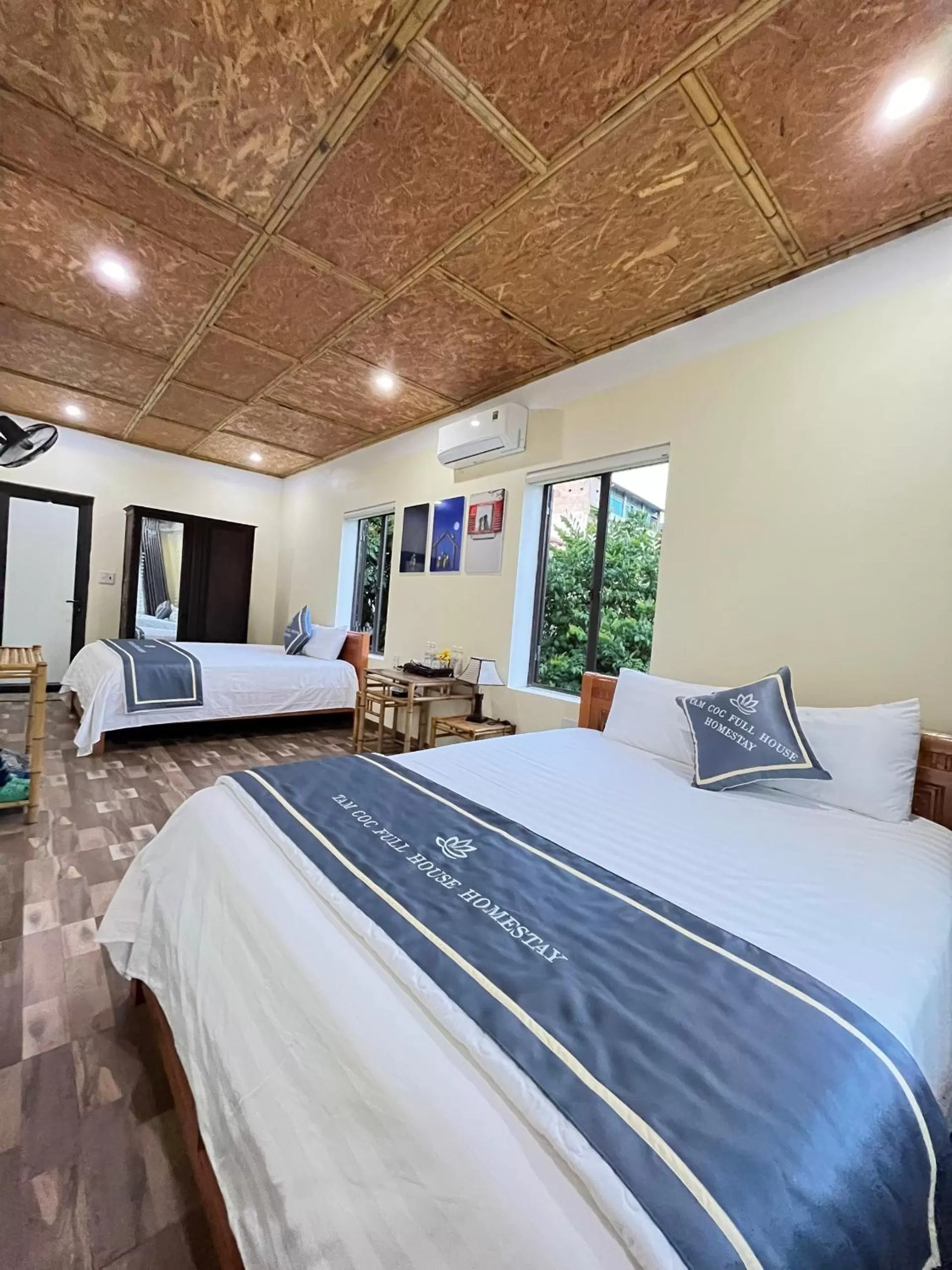 Bed in Tam Coc Full House Homestay