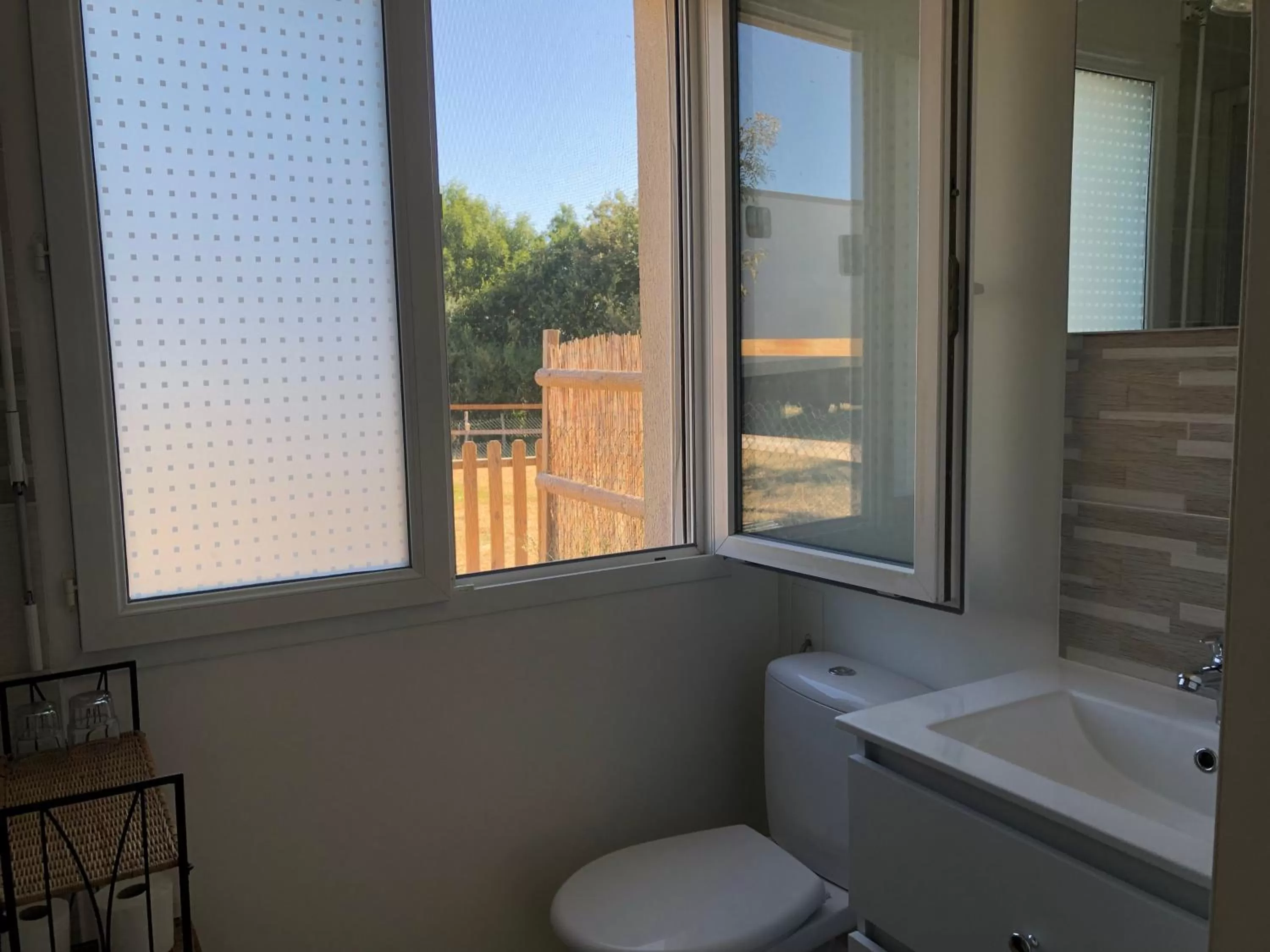 Bathroom in chambres d'hotes Labatut