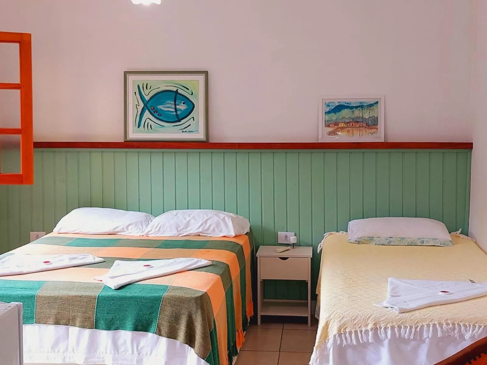 Bed in Pousada Capim Melado