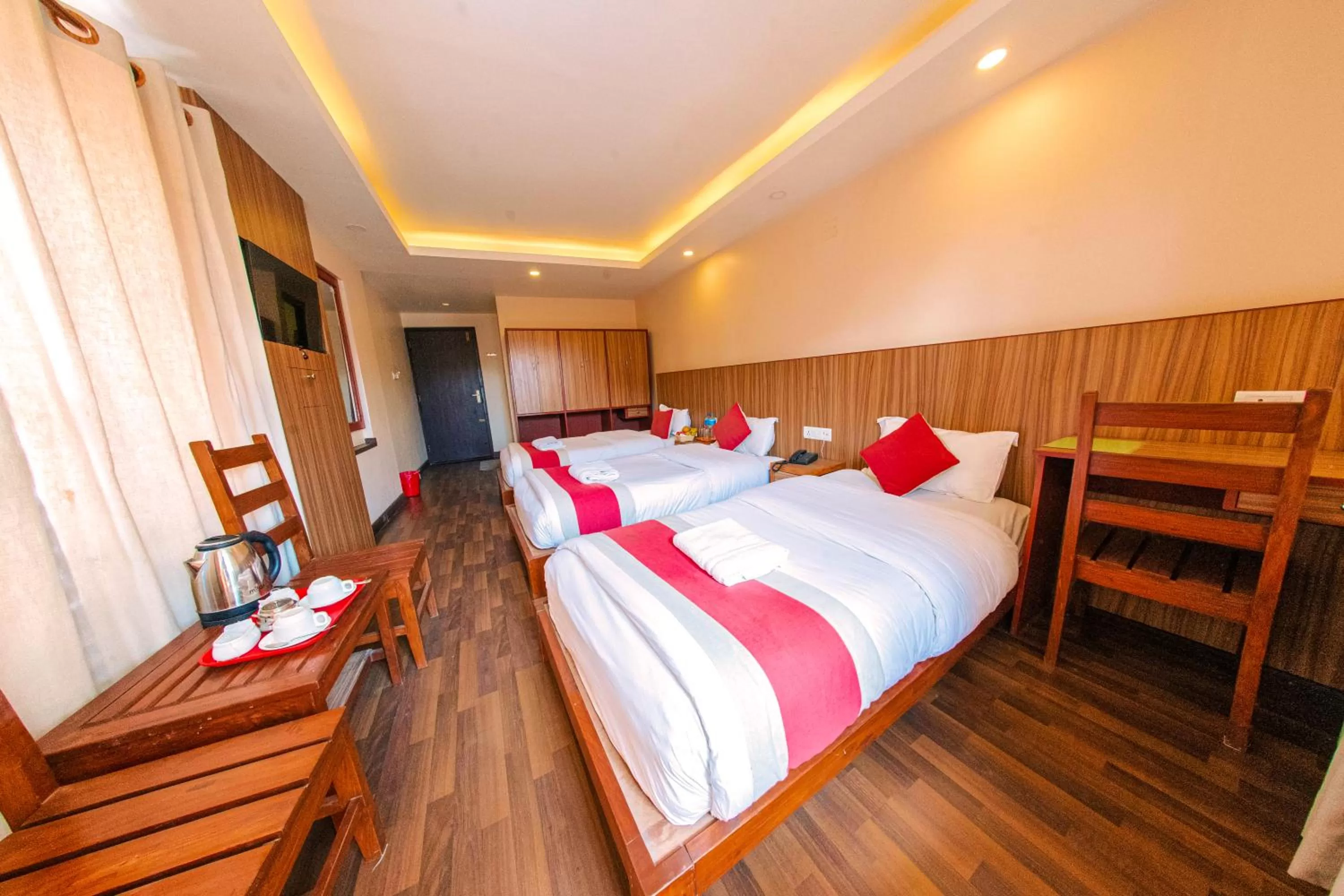 Bed in Hotel Chhimeki