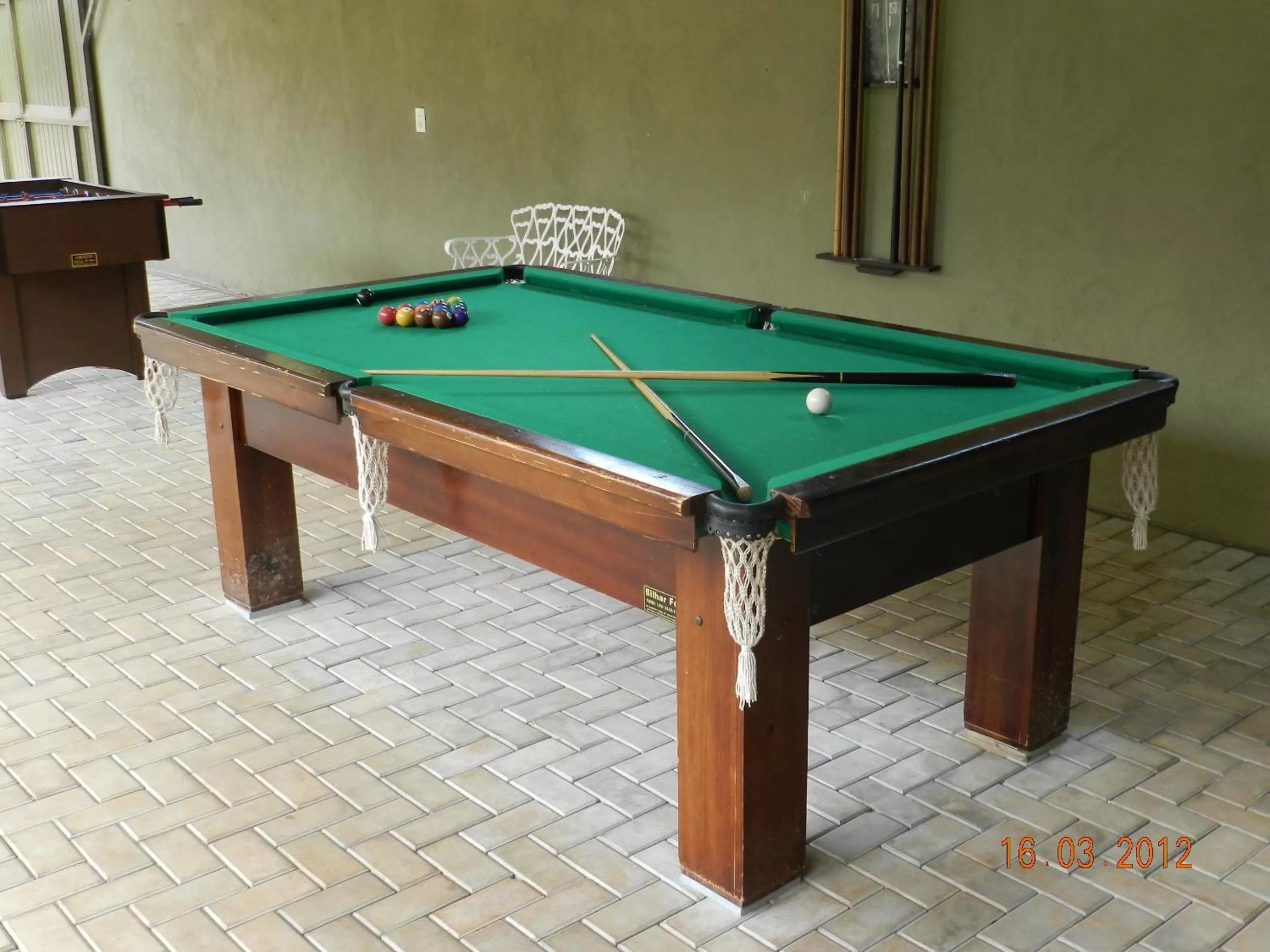 Billiard, Billiards in Hotel Rouver