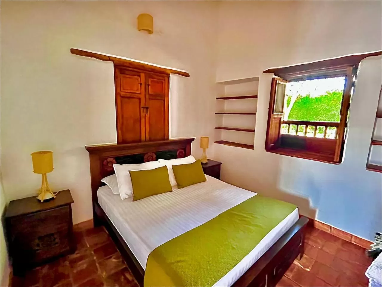 Bathroom, Bed in Hotel Buenosaires Barichara