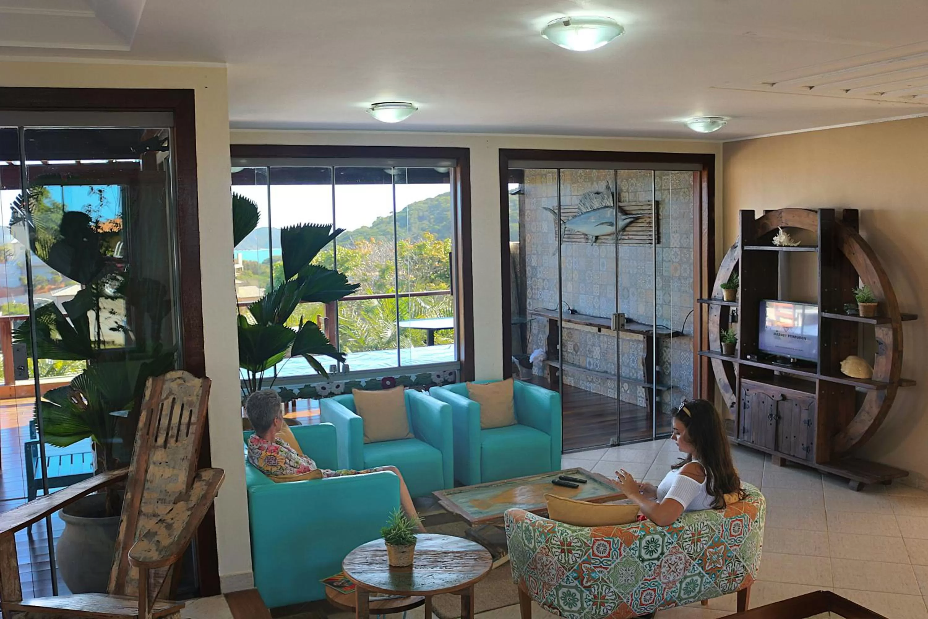 Guests, Seating Area in Pousada La Dolce Vita