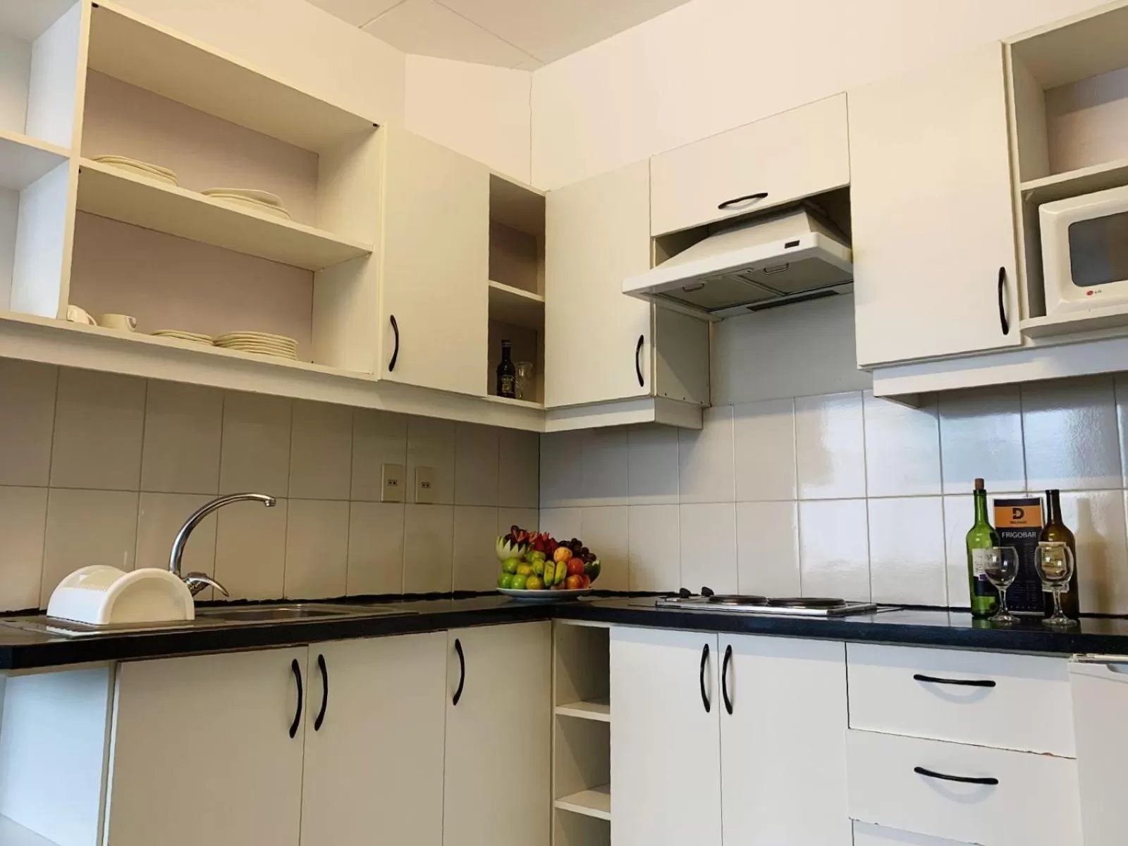 Kitchen or kitchenette in Delfines Apart Hotel