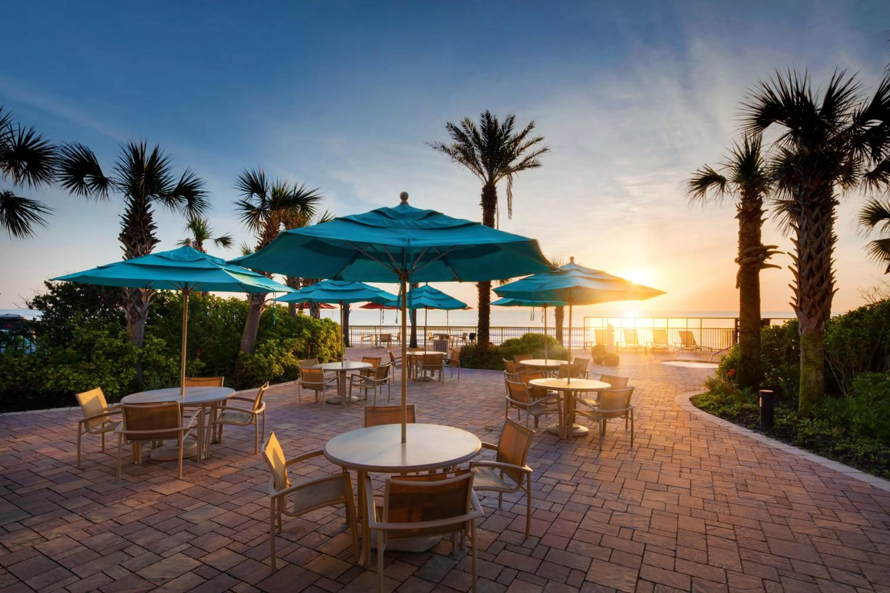 Patio in Nautilus Inn - Daytona Beach