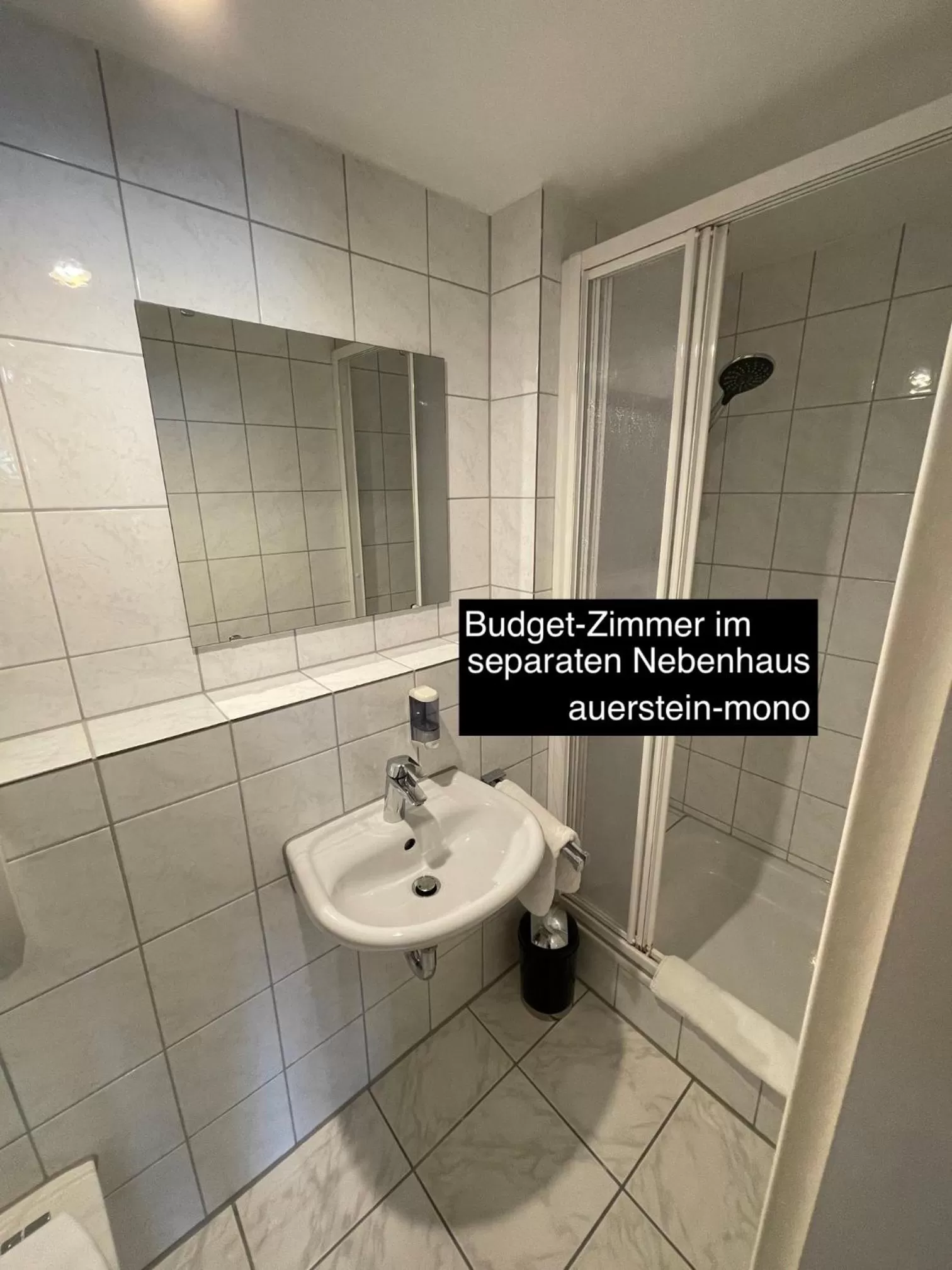 Bathroom in AUERSTEIN-Hotels auerstein & auerstein-mono