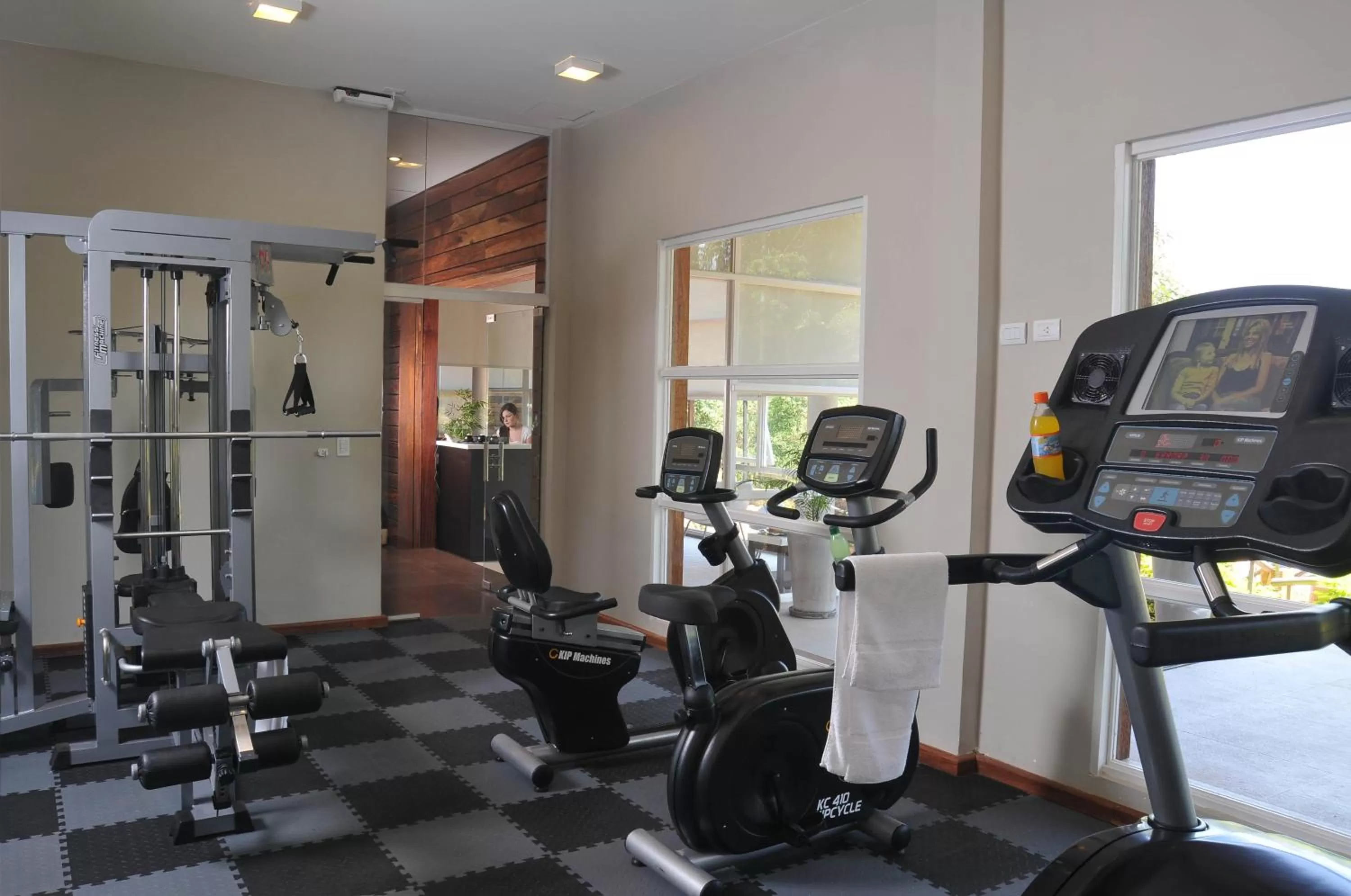 Fitness centre/facilities in Gran Hotel Tourbillon & Lodge